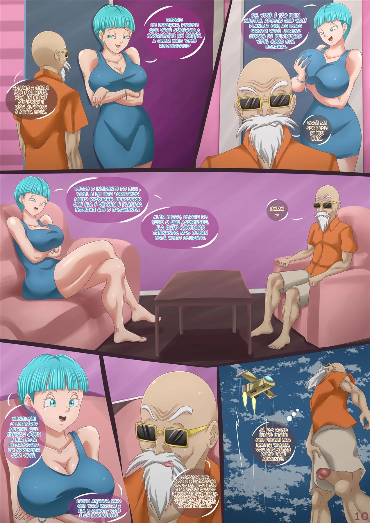 As conquistas do Mestre Kame 2 – Gozando Dentro – Português Brasileiro