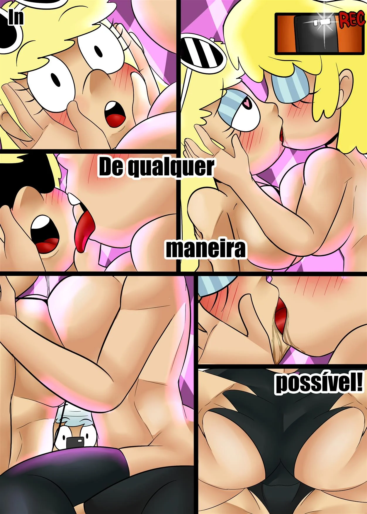 As Irmãs Loud no Clube de Strip – HQ Pornô – Sem Censura