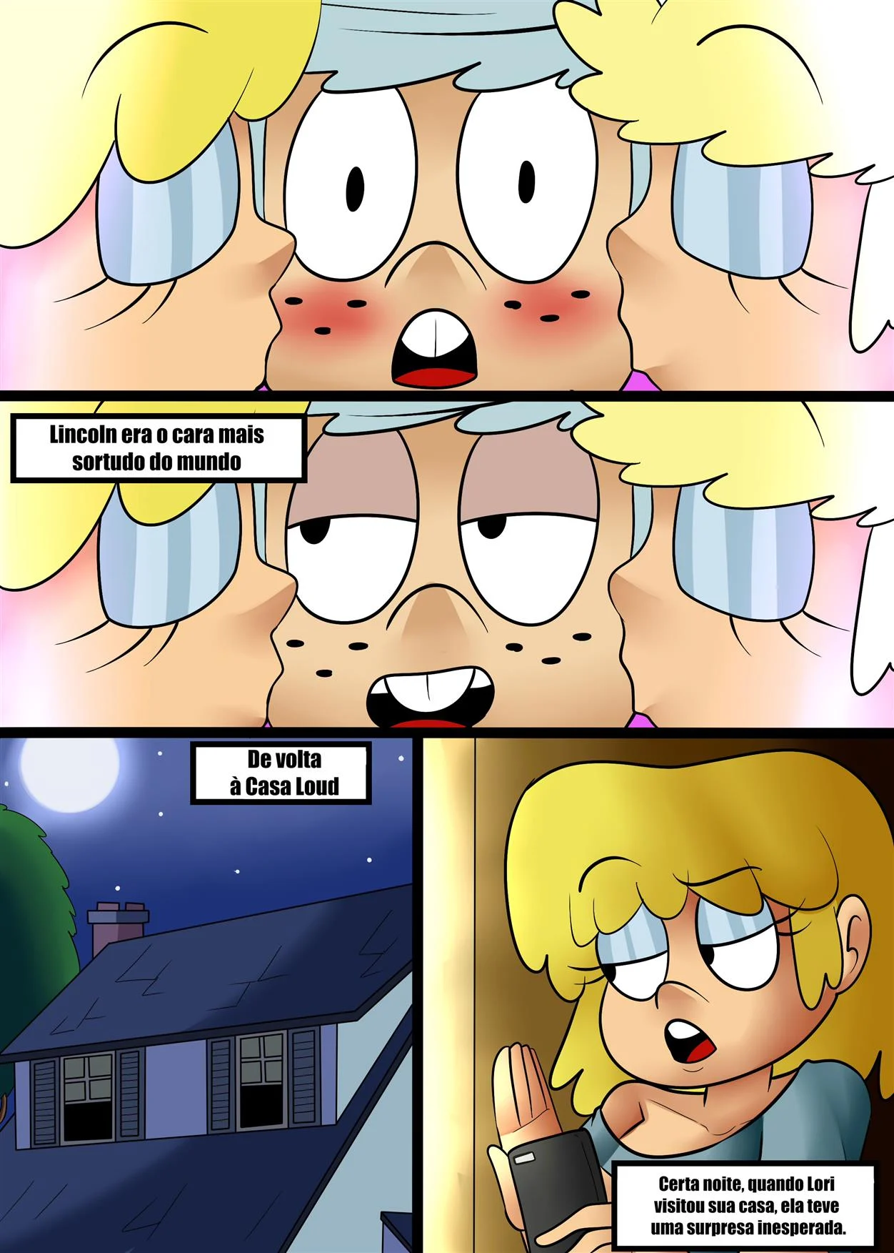 As Irmãs Loud no Clube de Strip – HQ Pornô – Sem Censura