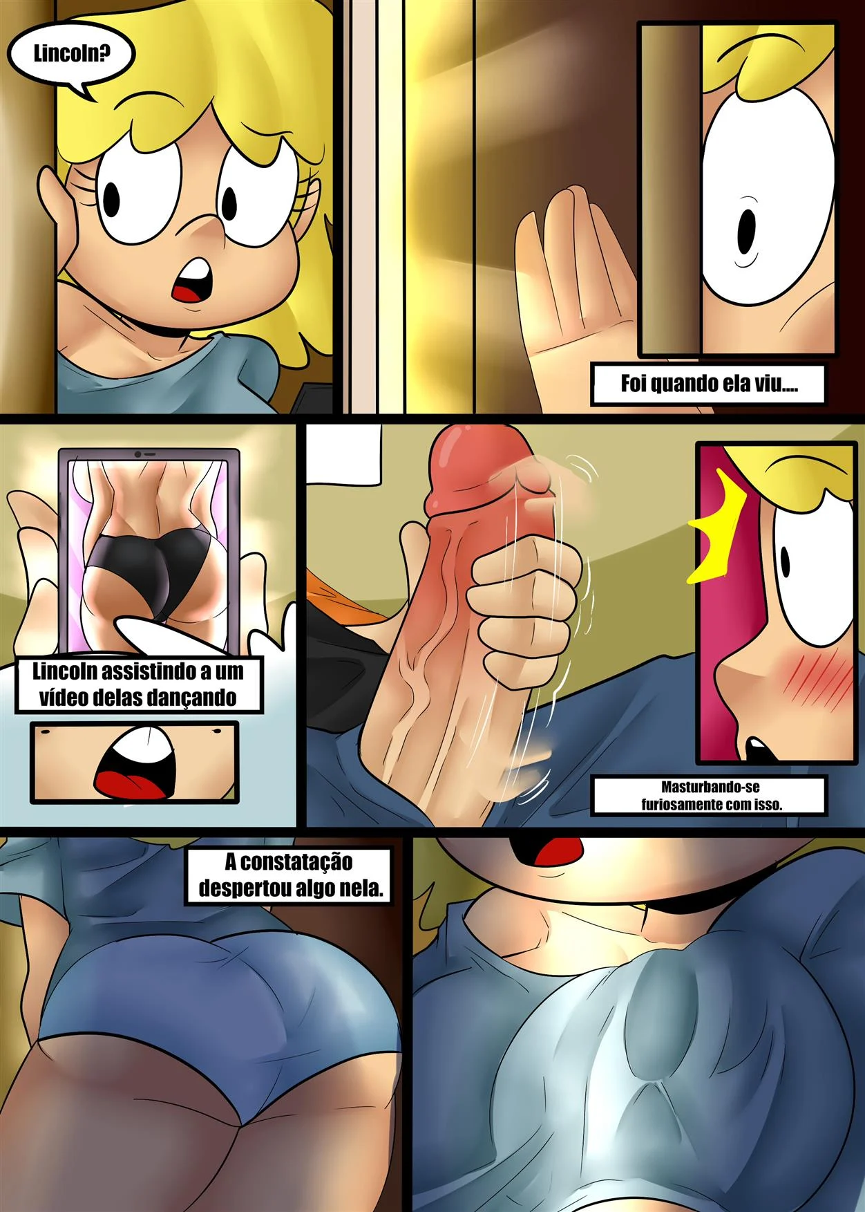 As Irmãs Loud no Clube de Strip – HQ Pornô – Sem Censura