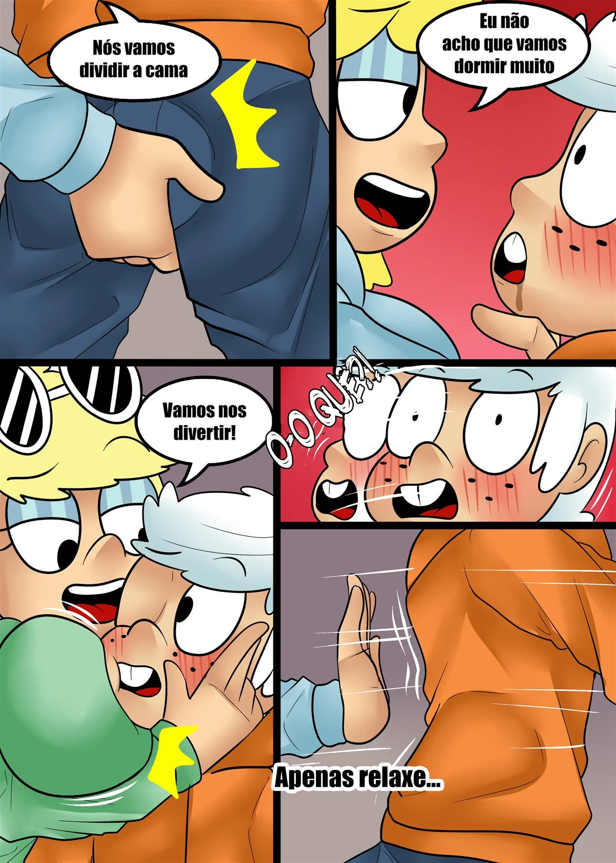 As Irmãs Loud no Clube de Strip – HQ Pornô – Sem Censura