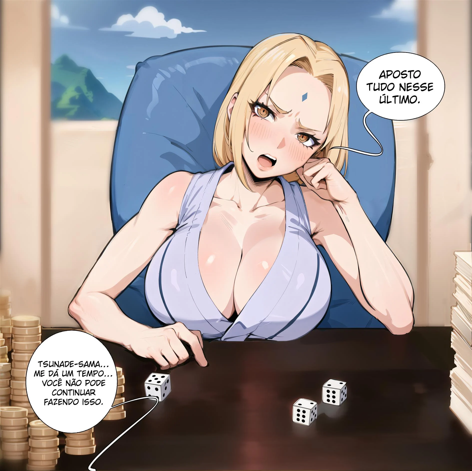 As Kunoichis Vadias – Sexo Grupal – Desenho Erótico