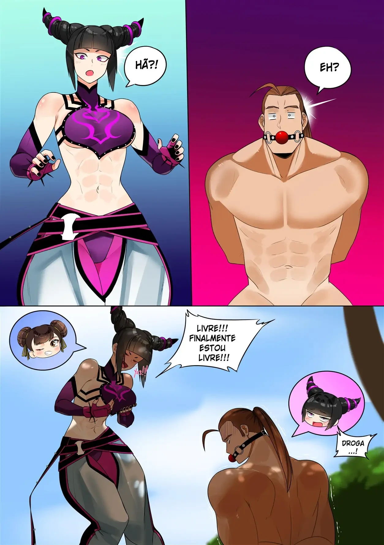 As Lutadoras Trocando de Corpo – Brinquedos Sexuais – Sem Censura