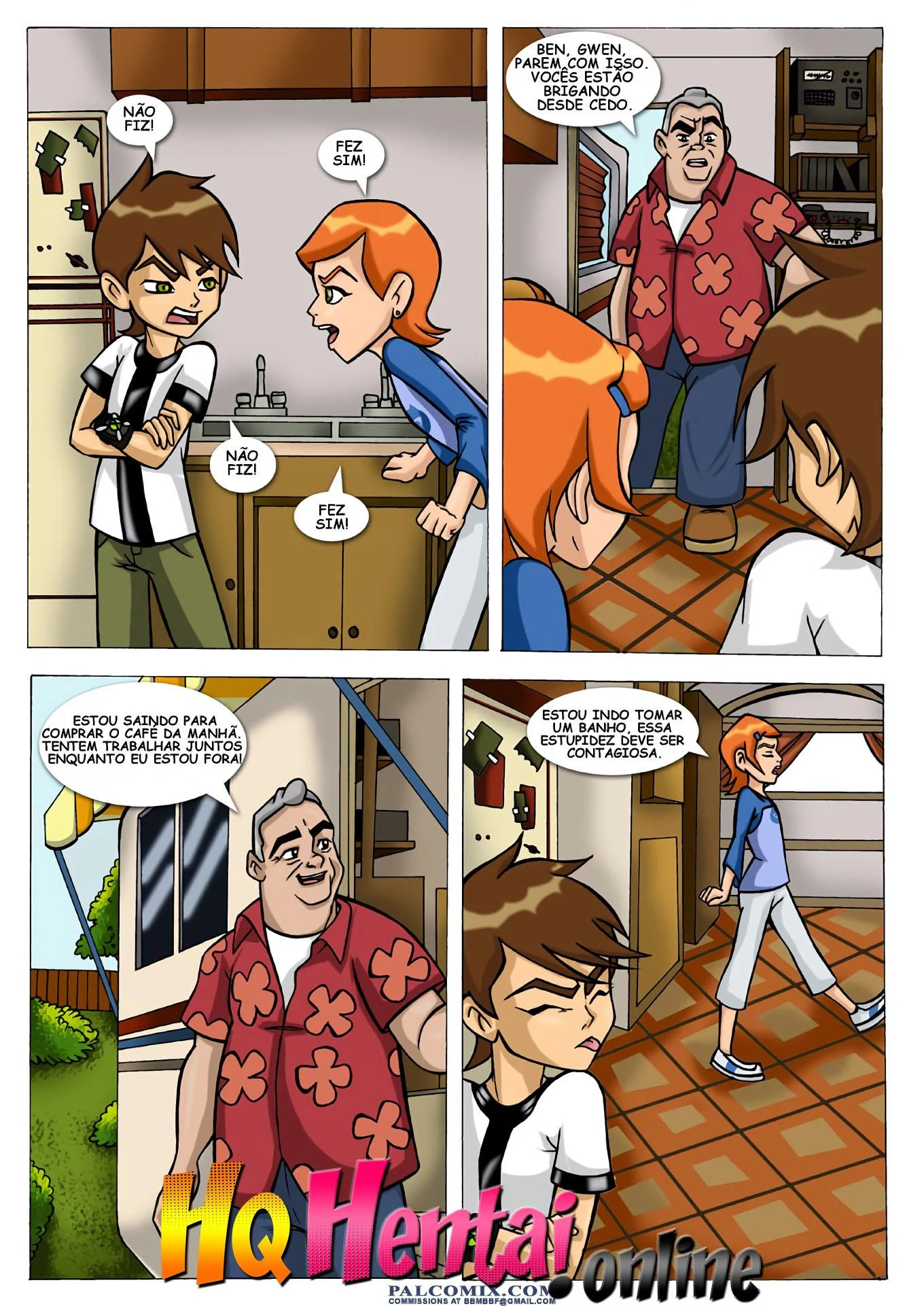 As novas experiências de Ben 10 – HQ Pornô – HQ em Português