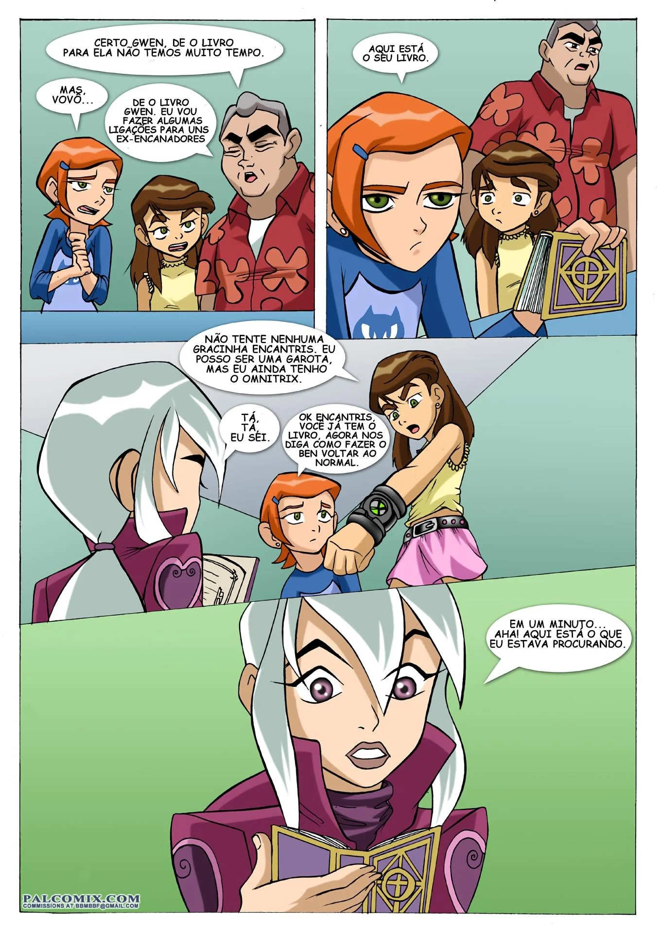 As novas experiências de Ben 10 – HQ Pornô – HQ em Português