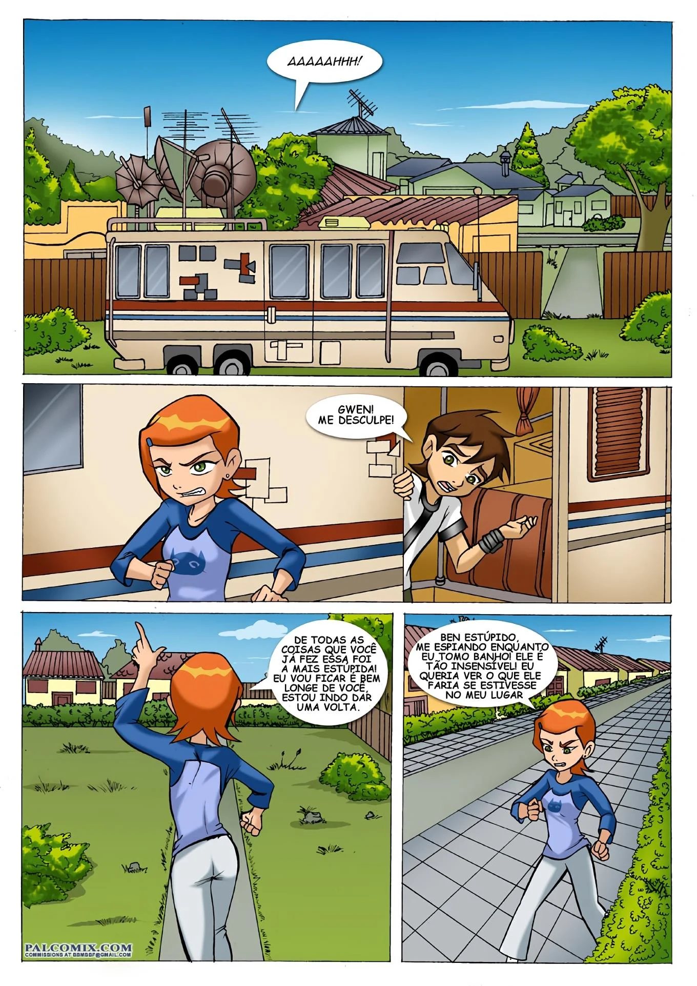 As novas experiências de Ben 10 – HQ Pornô – HQ em Português