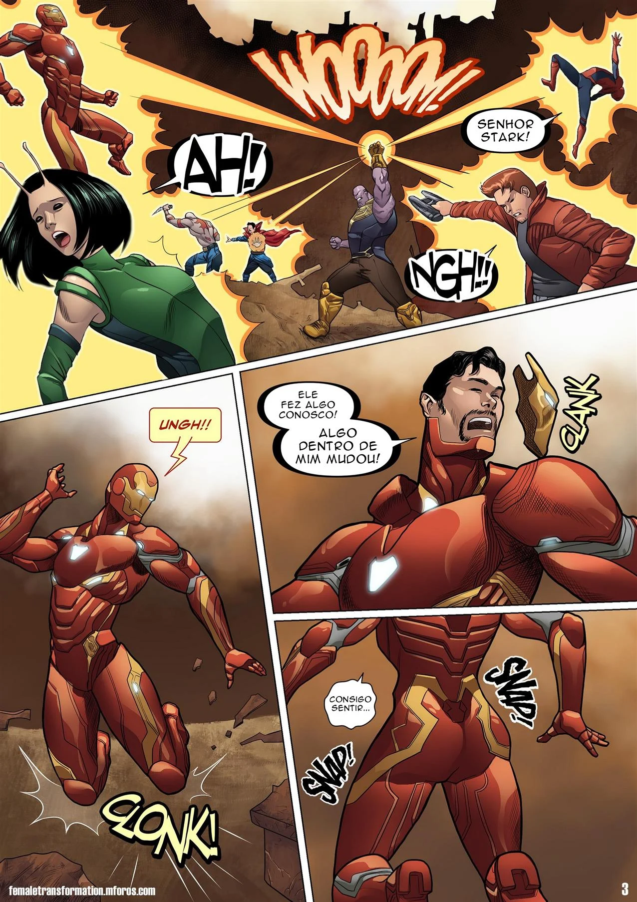 As vingadoras vadias – Yuri – Desenho de Sexo