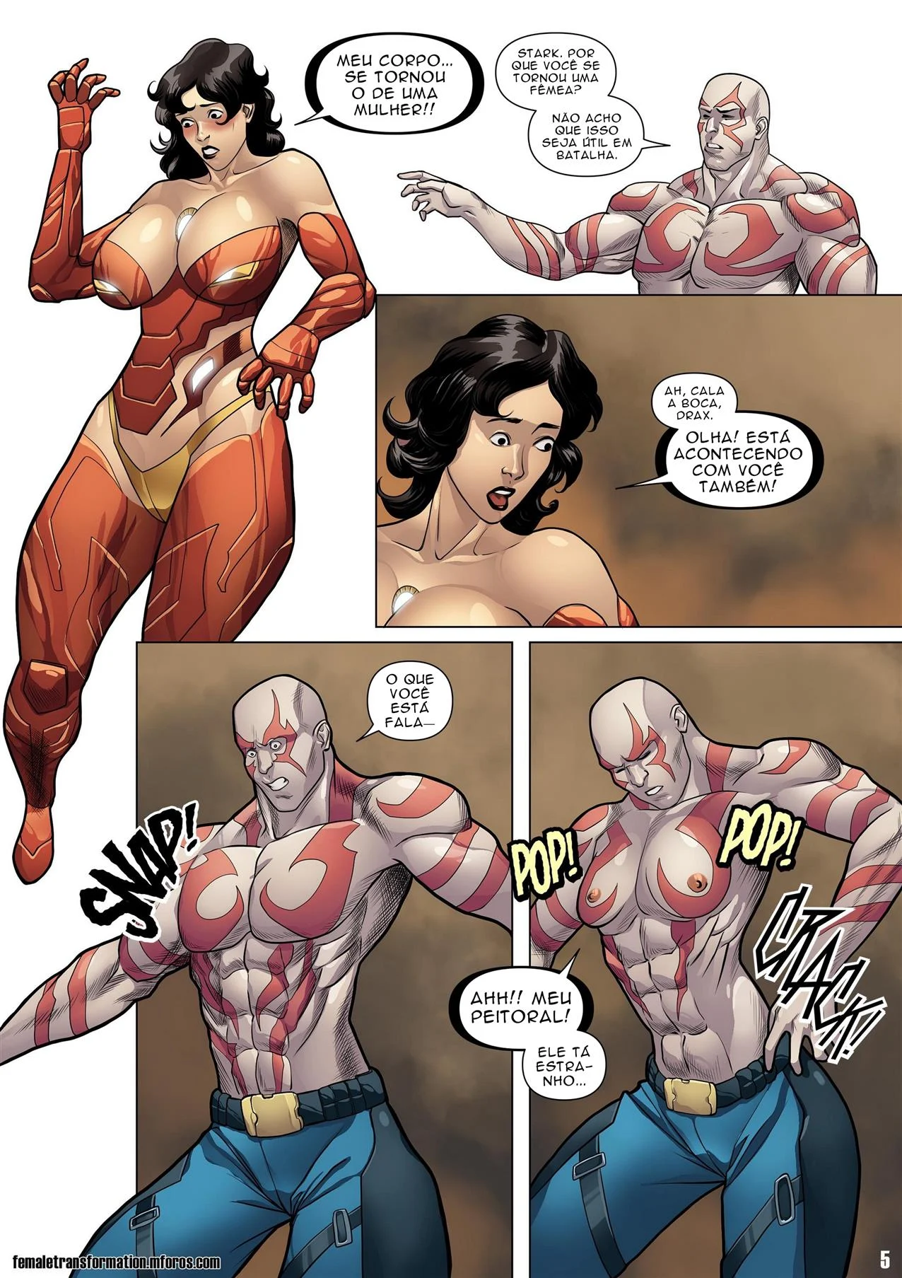 As vingadoras vadias – Yuri – Desenho de Sexo