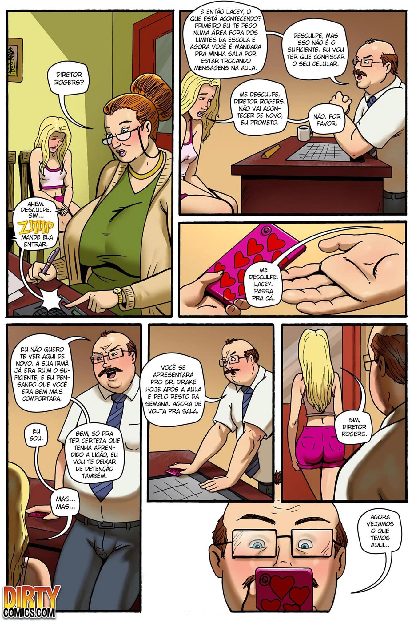 Aula de Educação Física Pervertida 2 – Sirica – Desenho de Sexo