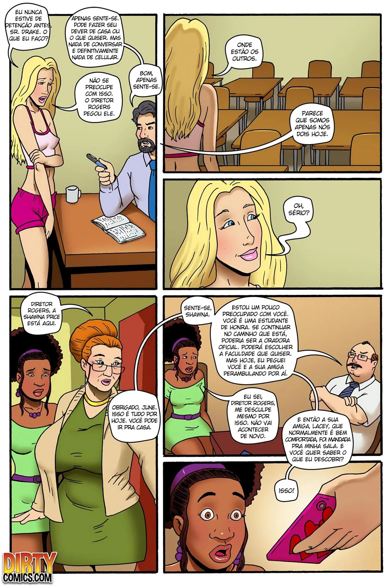 Aula de Educação Física Pervertida 2 – Sirica – Desenho de Sexo