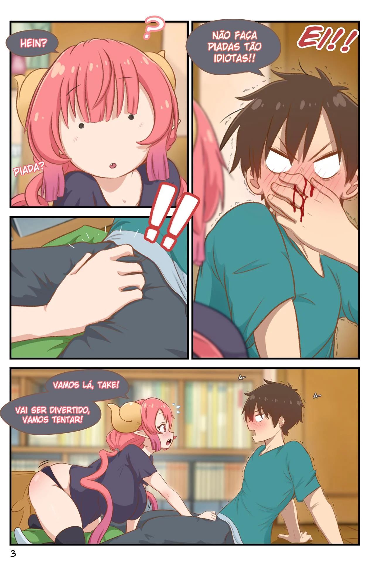 Aula de Sexo com a Ilulu – Peitões – Sexo em Desenho