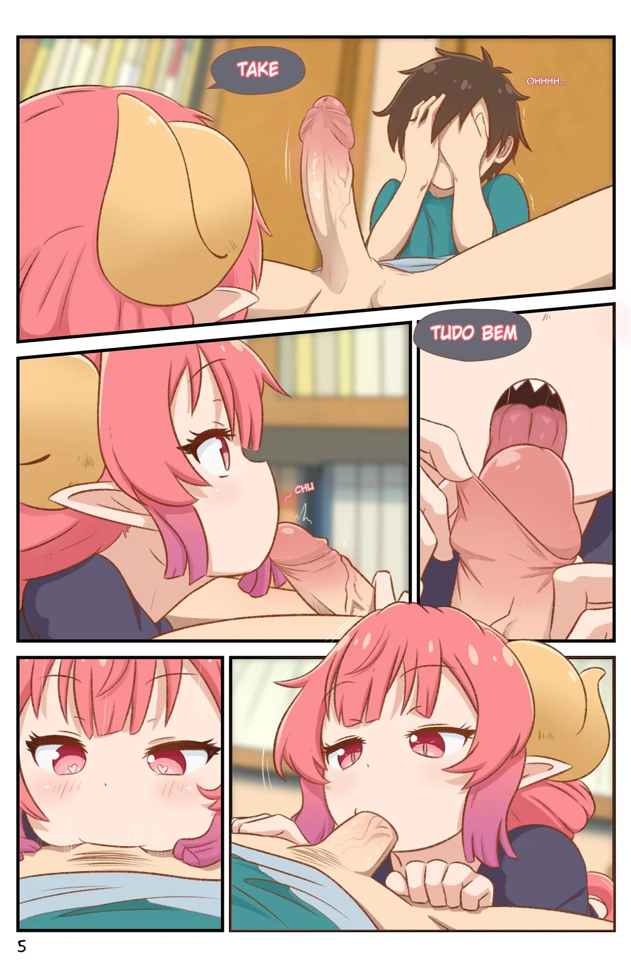 Aula de Sexo com a Ilulu – Peitões – Sexo em Desenho