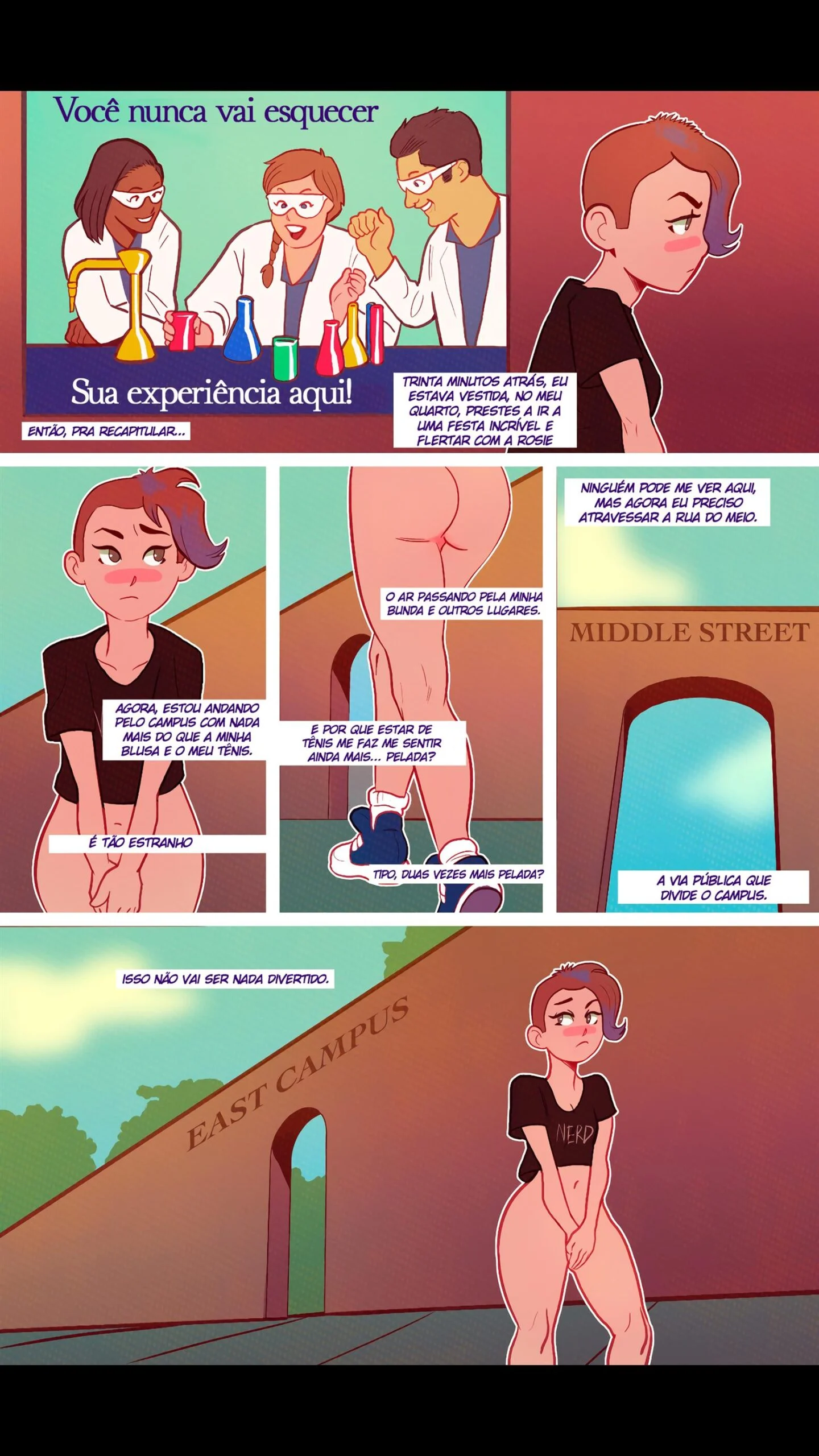 Aventura pelada de Frankie – hentai sem censura – Versão Nacional