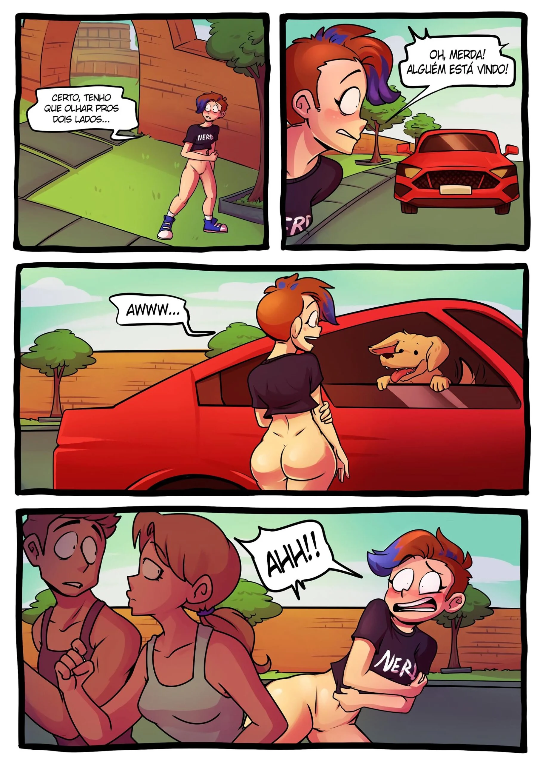 Aventura pelada de Frankie – hentai sem censura – Versão Nacional