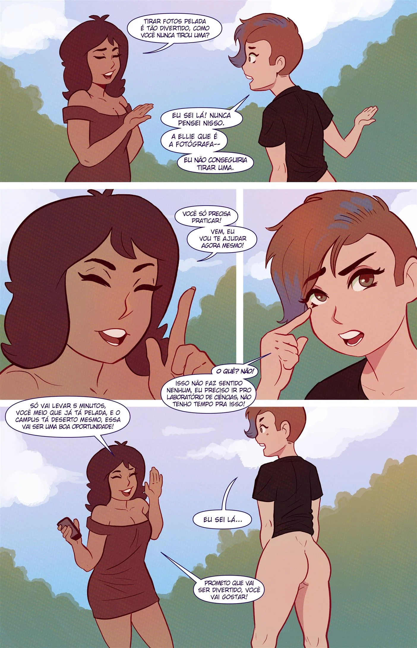 Aventura pelada de Frankie – hentai sem censura – Versão Nacional