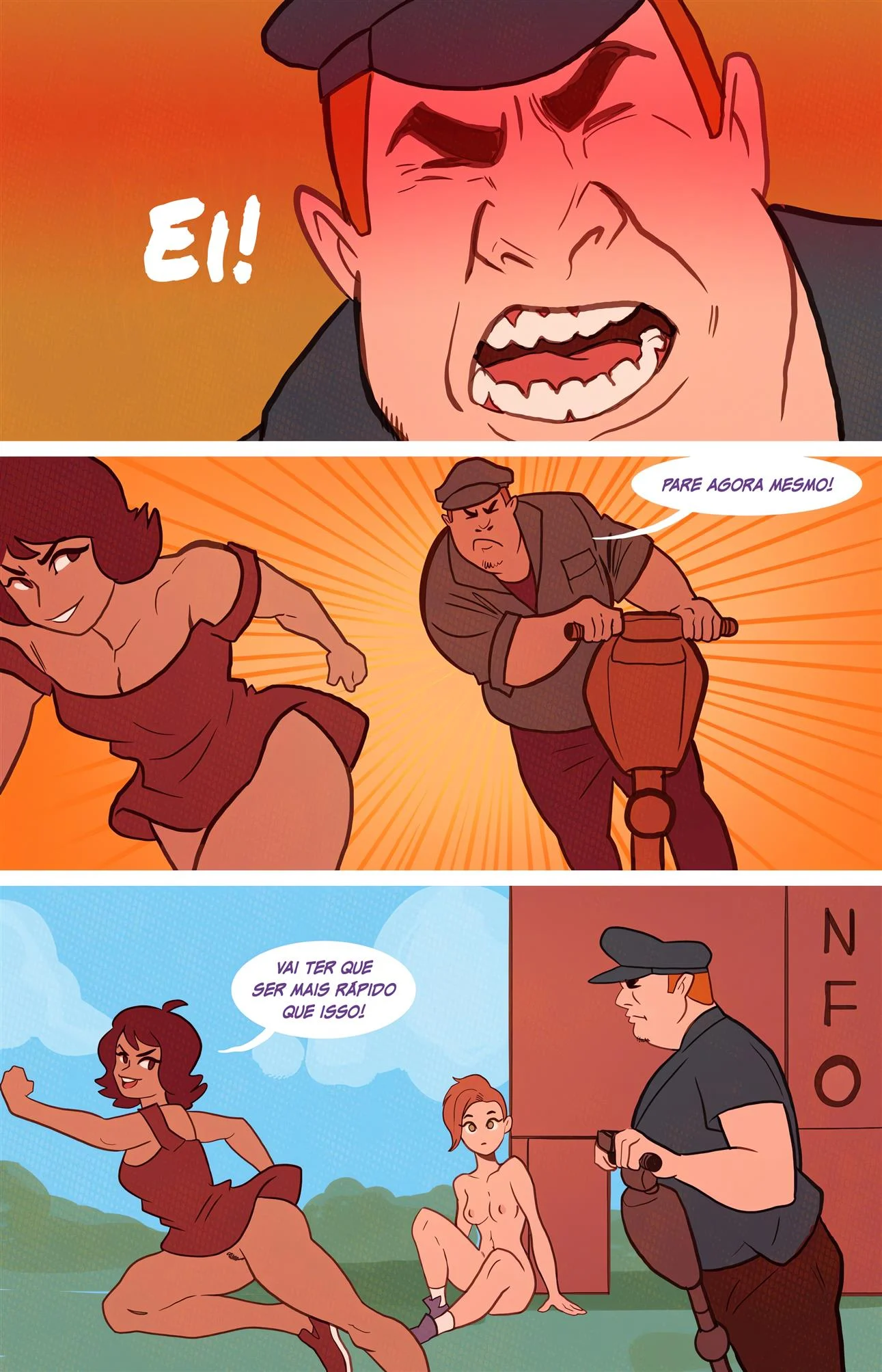 Aventura pelada de Frankie – hentai sem censura – Versão Nacional