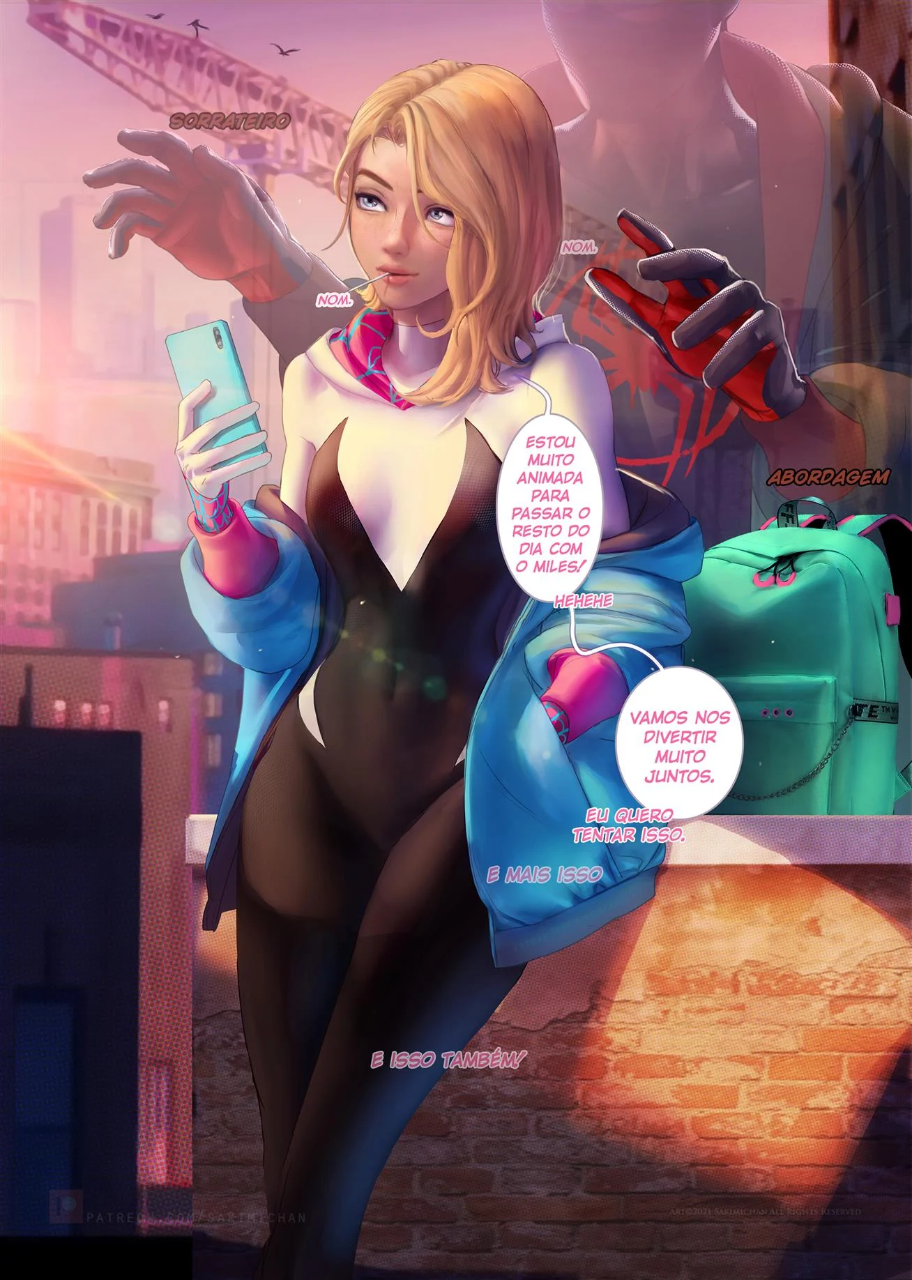 Aventuras Pervertidas do Casal Aranha – Gwen Stacy – HQ em Português Aventuras Pervertidas do Casal Aranha – Gwen Stacy – HQ em Português