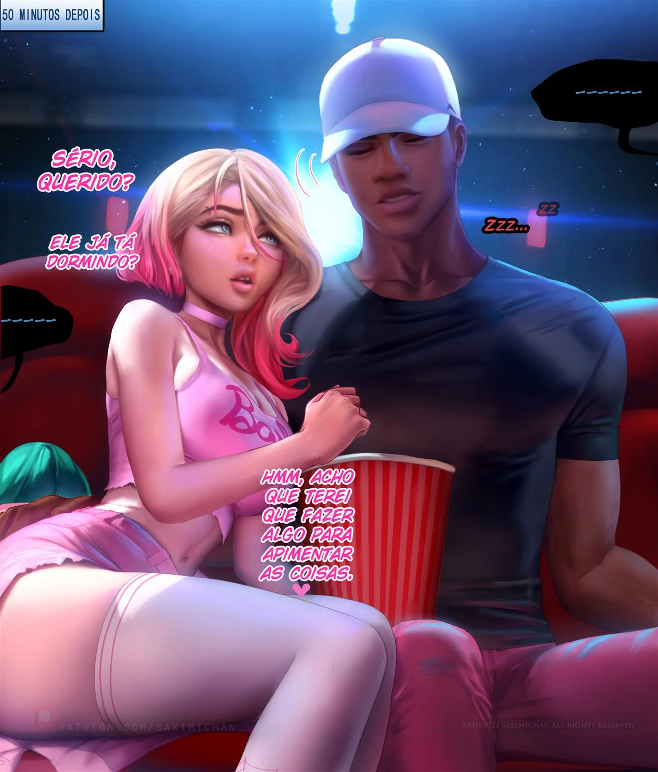 Aventuras Pervertidas do Casal Aranha no Cinema – Peitões – Completo