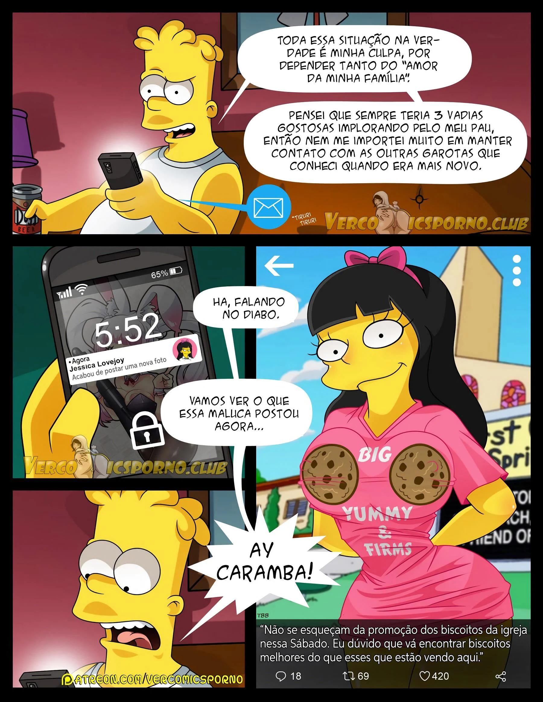Bart e a Ex Putinha – Simpsons Pornô – Versão Traduzida