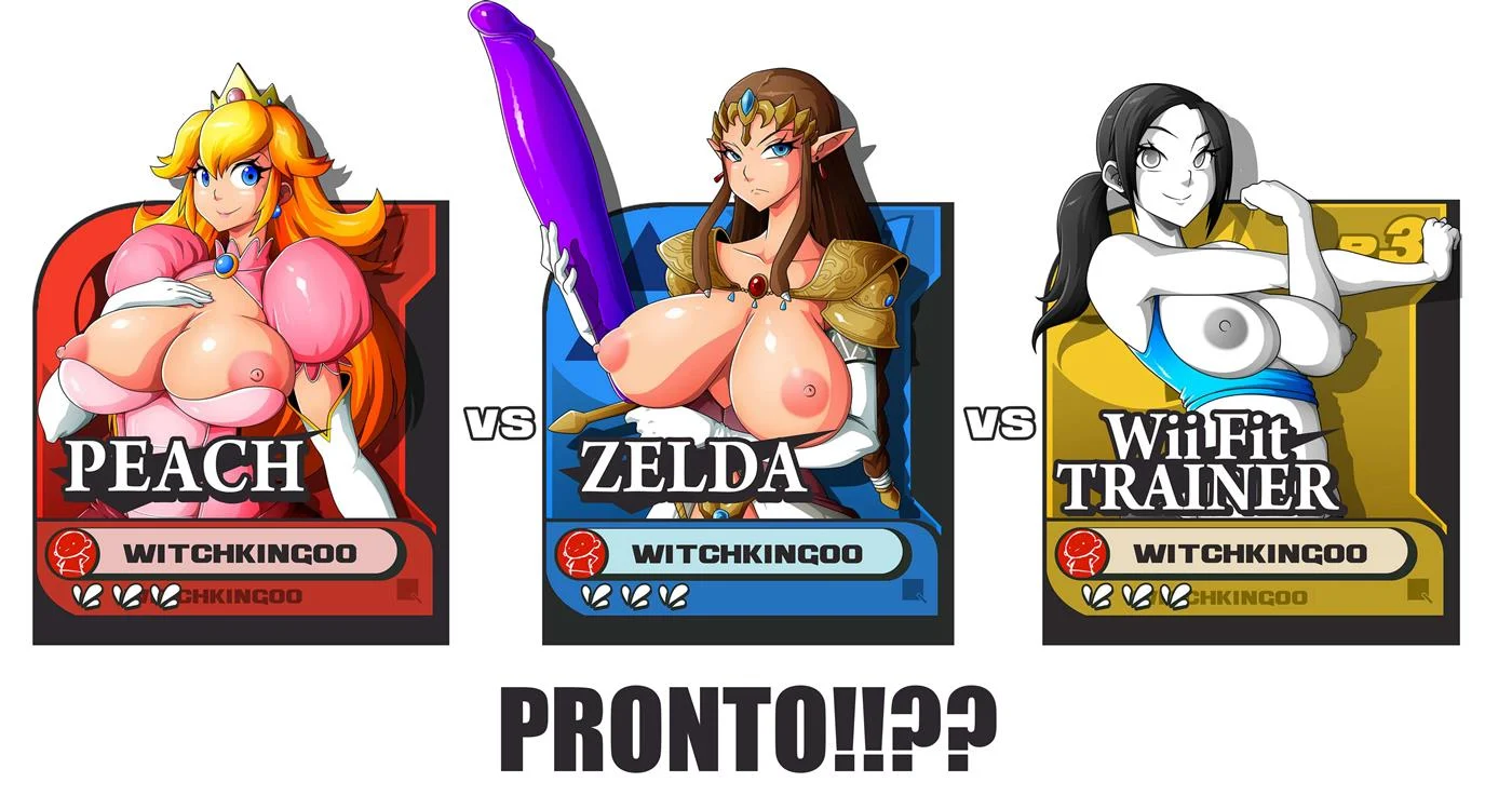 Batalha das gostosas – Princesa Peach Hentai – Português Brasileiro