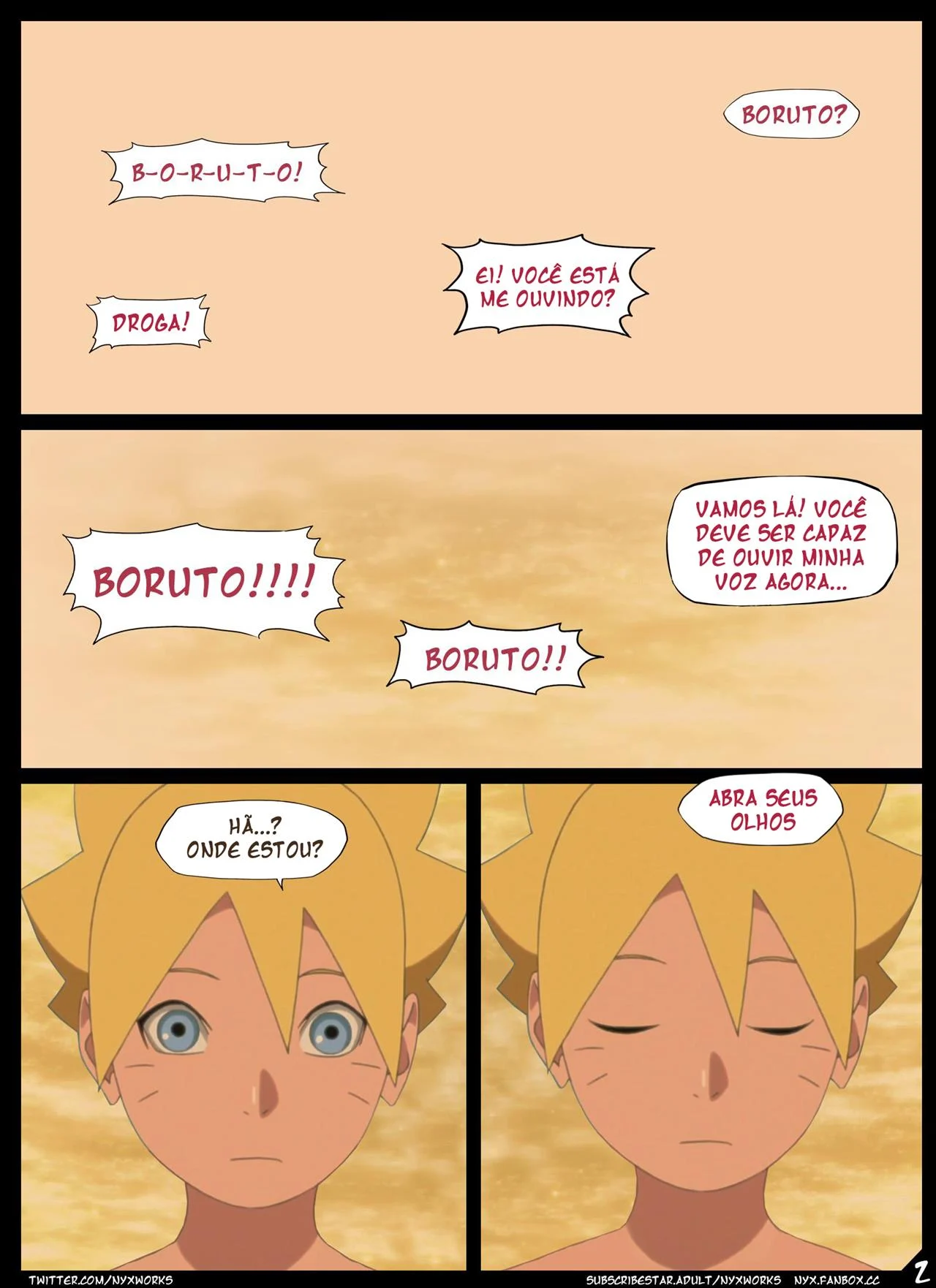 Boruto conhece Kushina – Espanhola – Desenho de Sexo