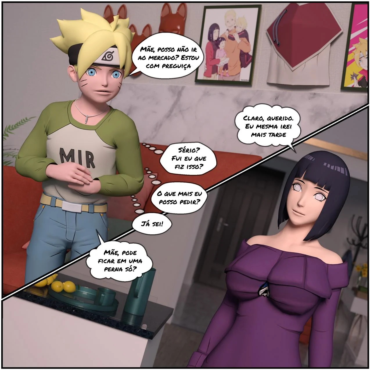 Boruto e o pergaminho do Jiraiya – Peitões – Quadrinho Completo Boruto e o pergaminho do Jiraiya – Peitões – Quadrinho Completo