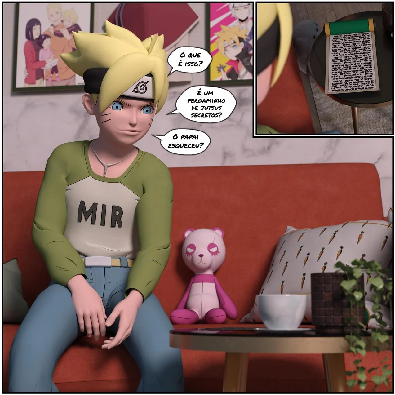 Boruto e o pergaminho do Jiraiya – Peitões – Quadrinho Completo Boruto e o pergaminho do Jiraiya – Peitões – Quadrinho Completo