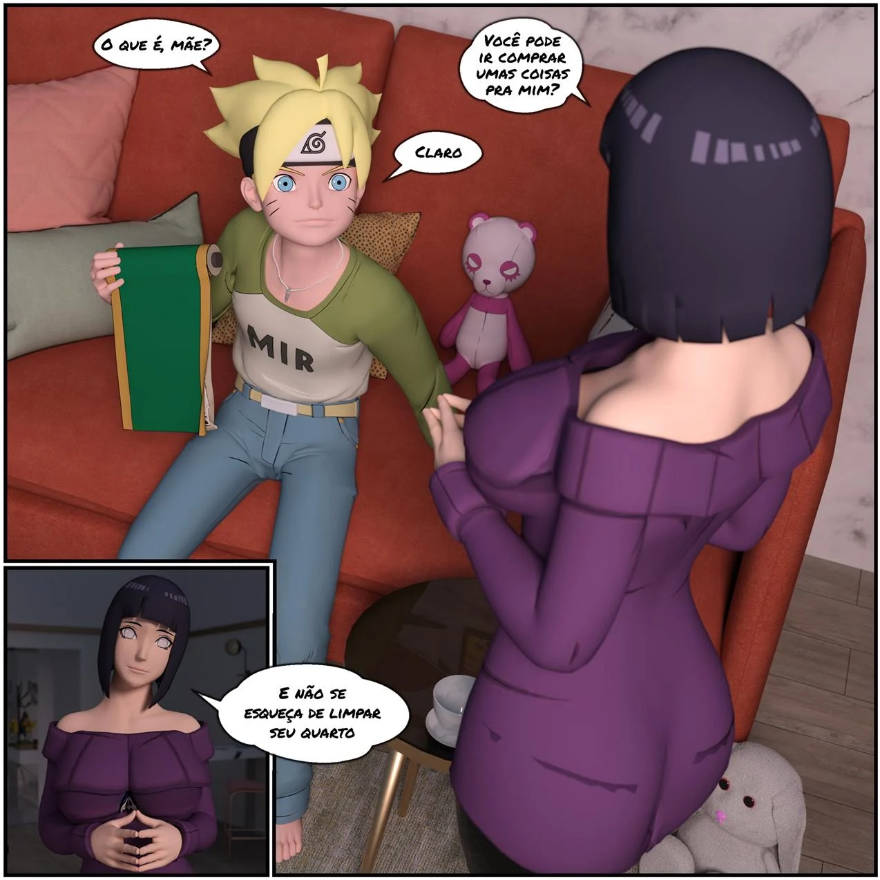 Boruto e o pergaminho do Jiraiya – Peitões – Quadrinho Completo Boruto e o pergaminho do Jiraiya – Peitões – Quadrinho Completo