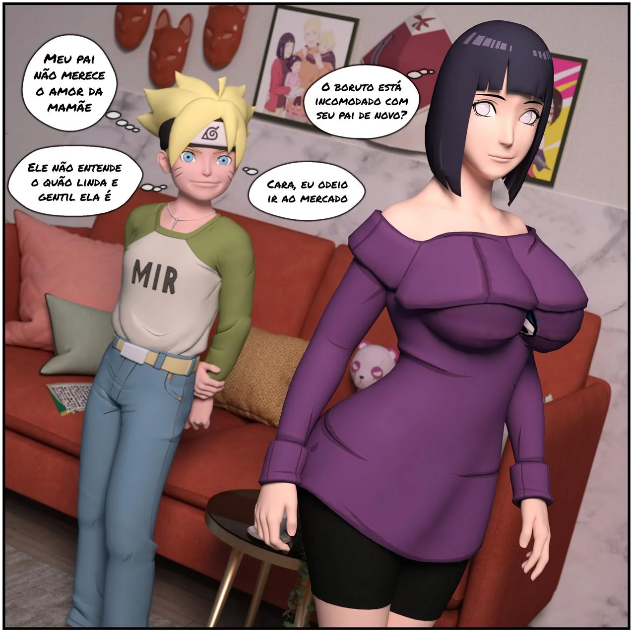 Boruto e o pergaminho do Jiraiya – Peitões – Quadrinho Completo Boruto e o pergaminho do Jiraiya – Peitões – Quadrinho Completo