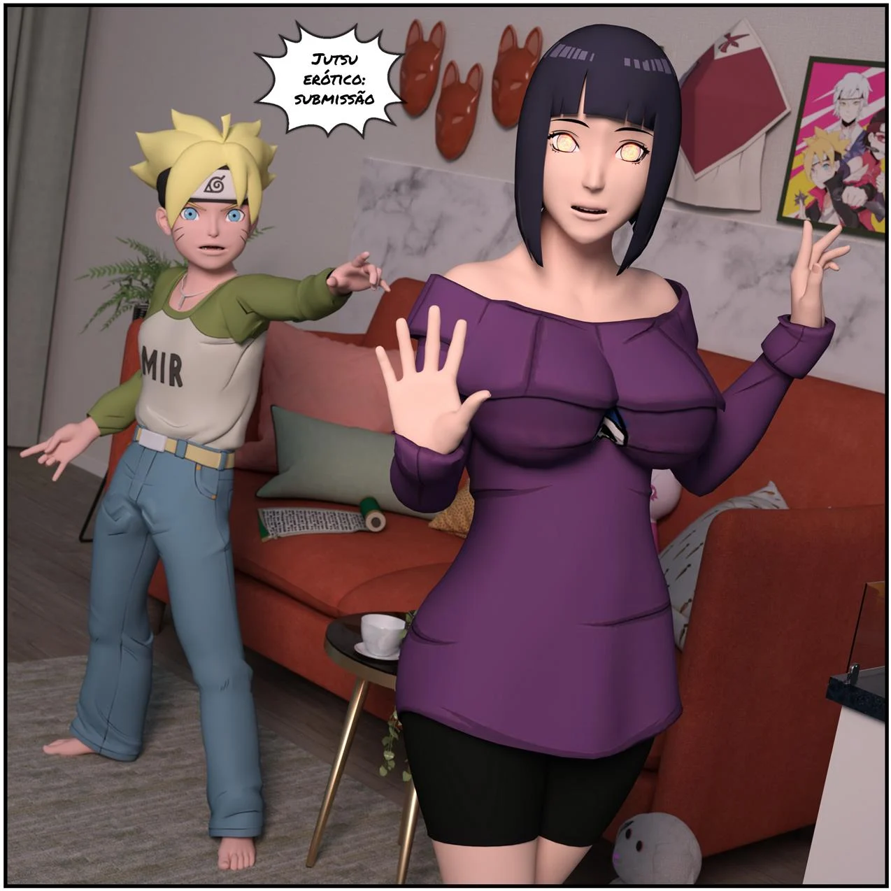 Boruto e o pergaminho do Jiraiya – Peitões – Quadrinho Completo Boruto e o pergaminho do Jiraiya – Peitões – Quadrinho Completo