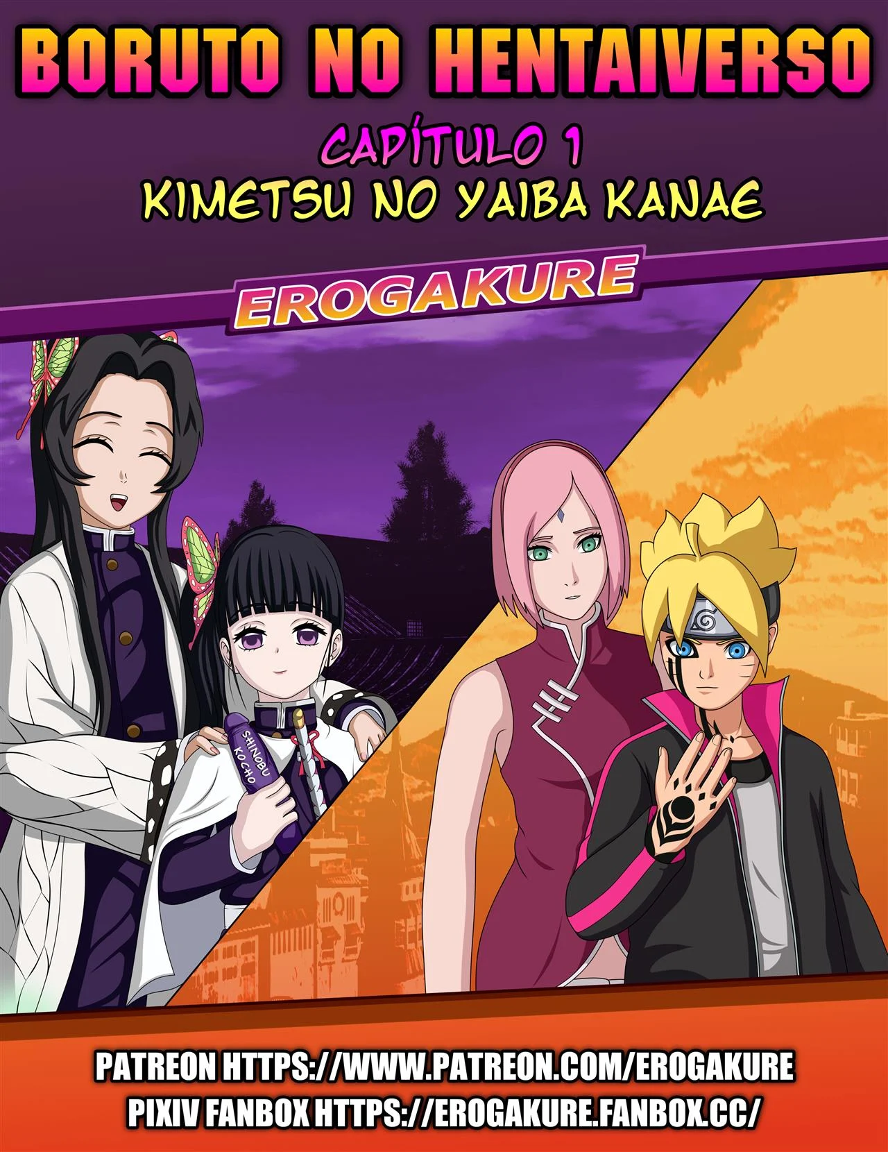 Boruto no Hentaiverso – Shinobu Kochou Hentai – Português Brasileiro