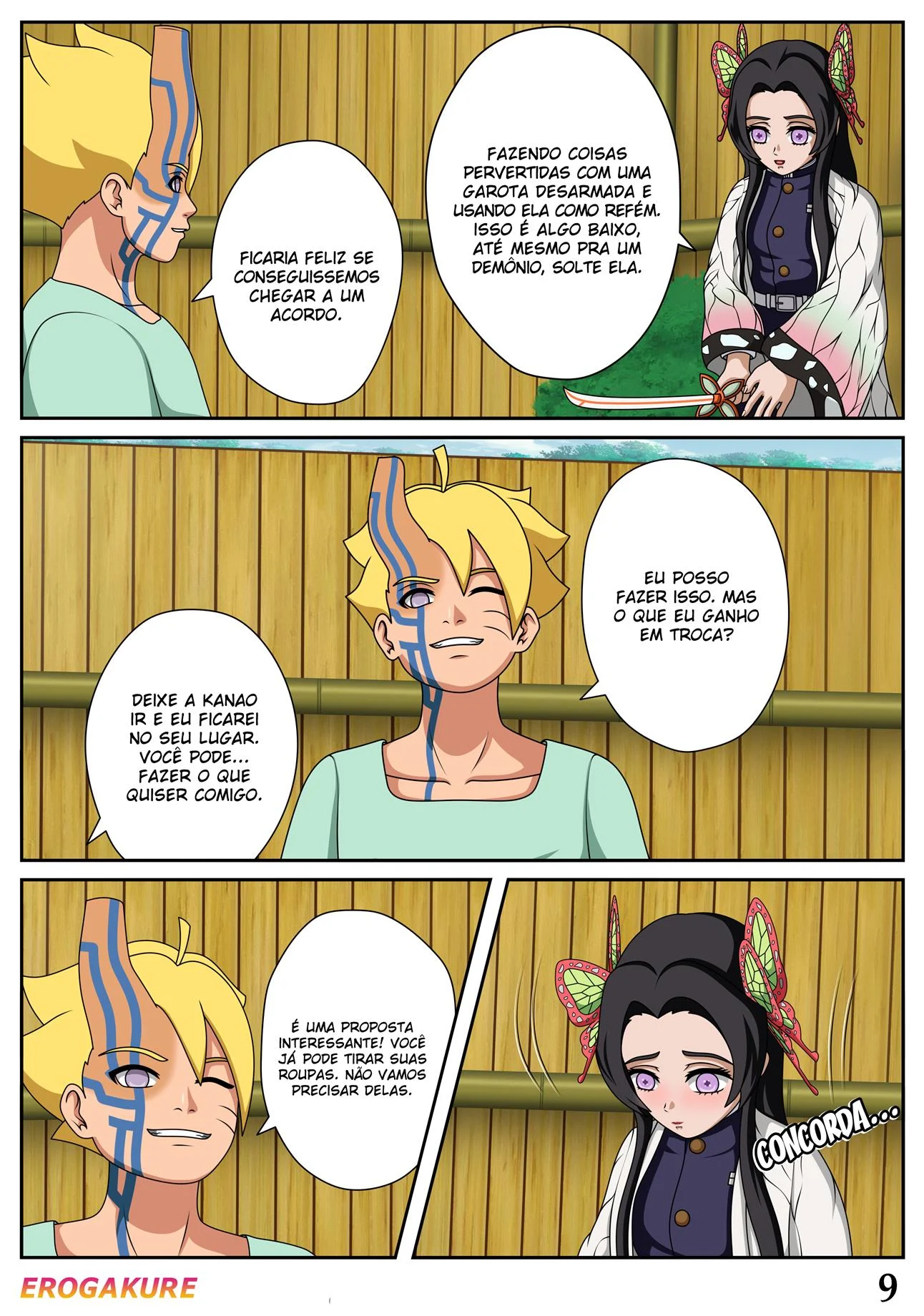 Boruto no Hentaiverso – Shinobu Kochou Hentai – Português Brasileiro