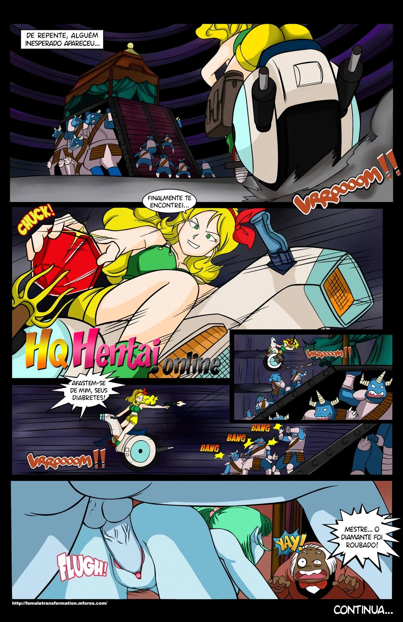 Bulma a rainha dos Vampiros – Bondage – Sexo em Desenho