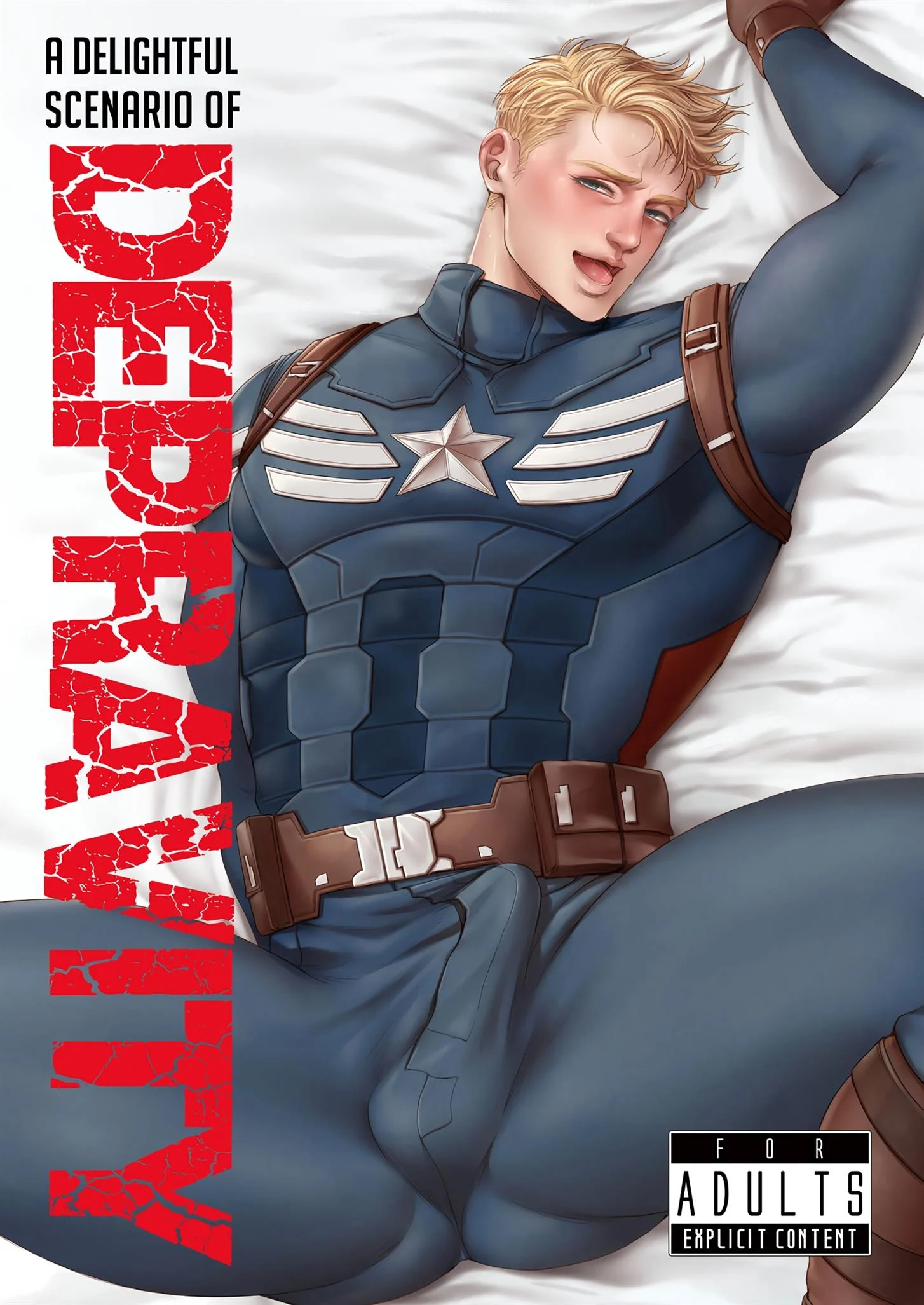 Capitão America o Depravado – Anal – Desenho Erótico