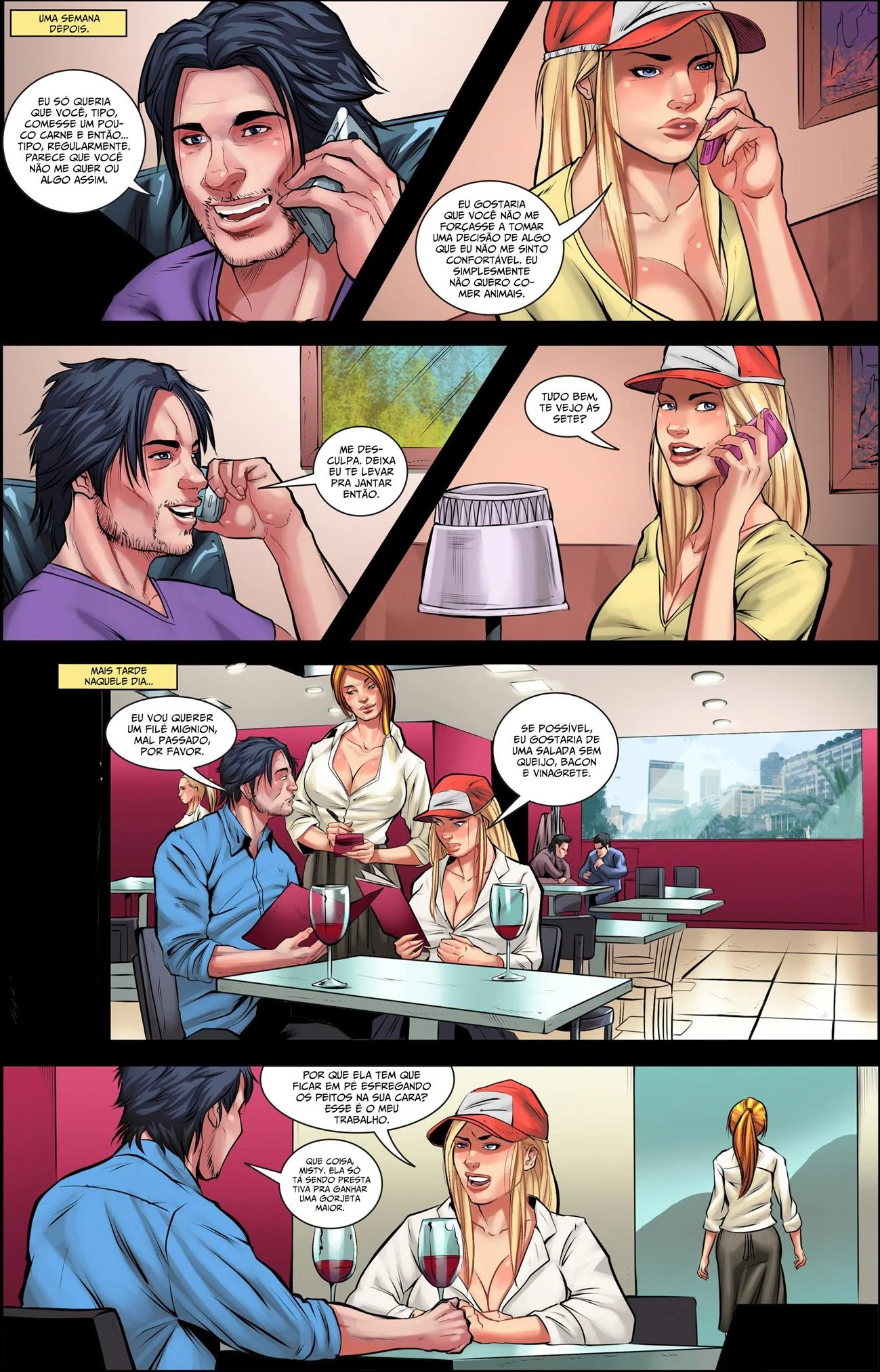 Carne para a namorada – Hq de Sexo – Sem Censura