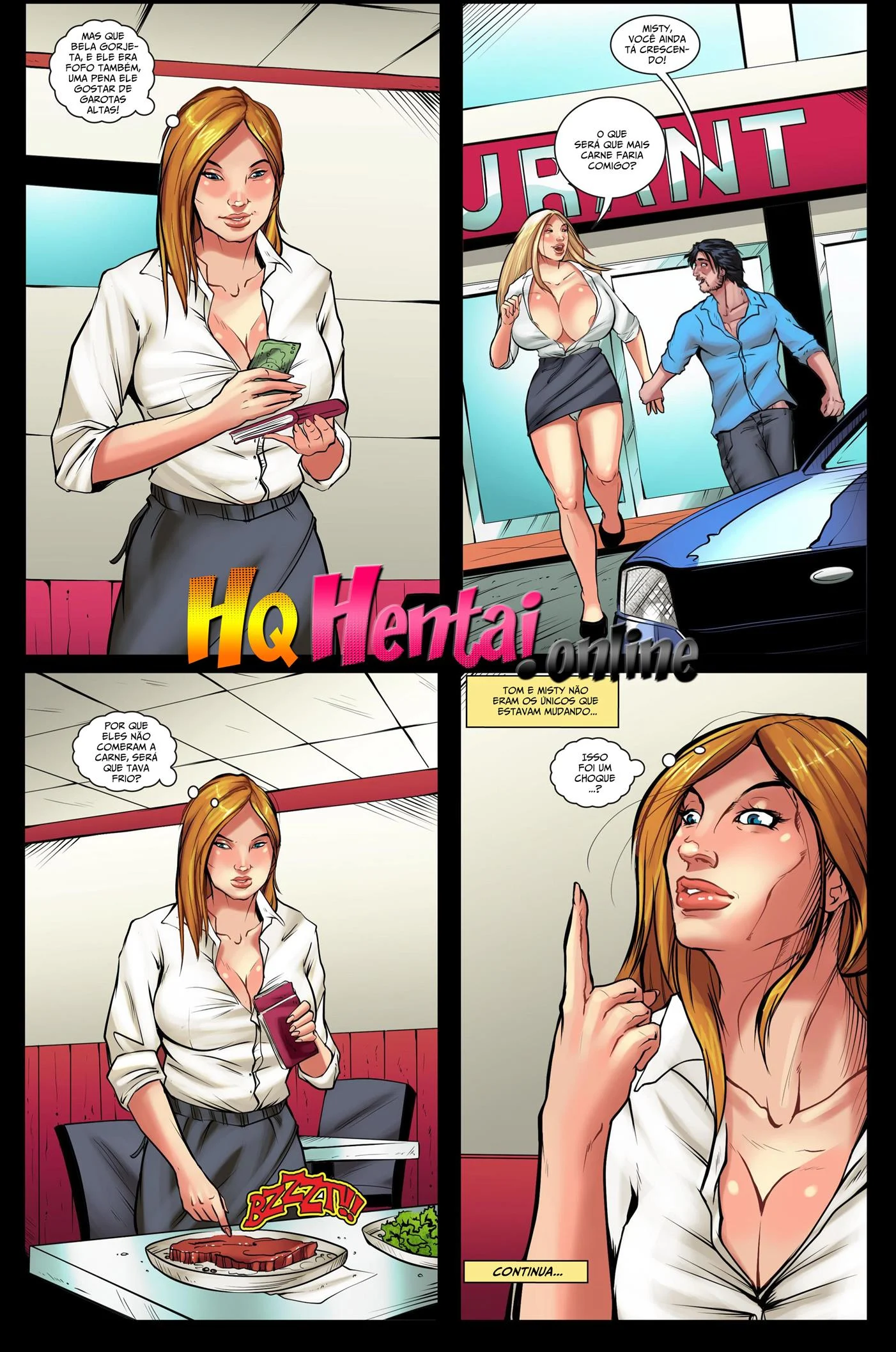 Carne para a namorada – Hq de Sexo – Sem Censura