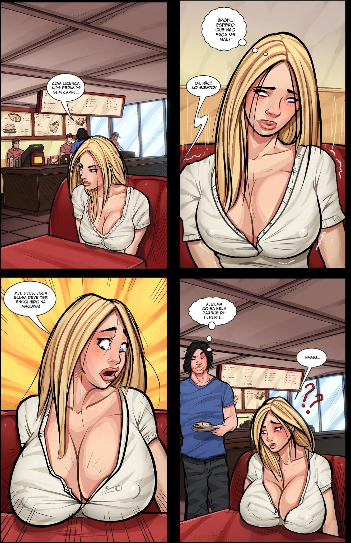 Carne para a namorada – Hq de Sexo – Sem Censura