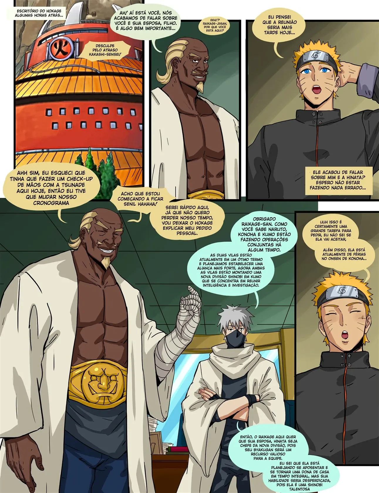 Caso secreto de Konoha 3 – Boquete – Desenho Erótico