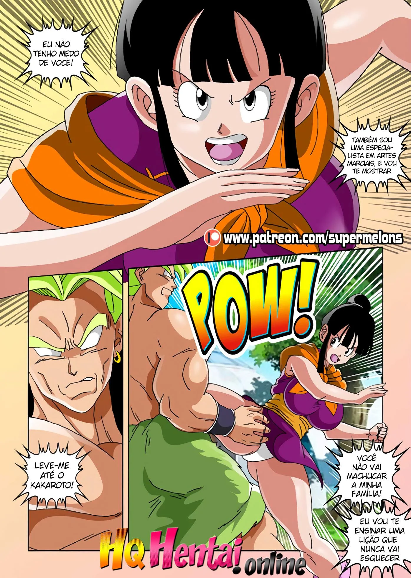 Chi Chi encarando Broly – Chi Chi Hentai – Sem Censura