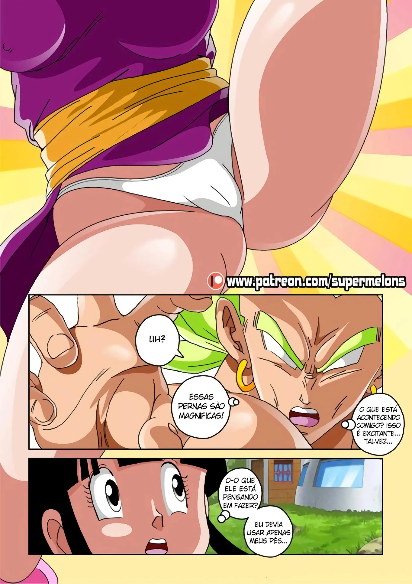 Chi Chi encarando Broly – Chi Chi Hentai – Sem Censura