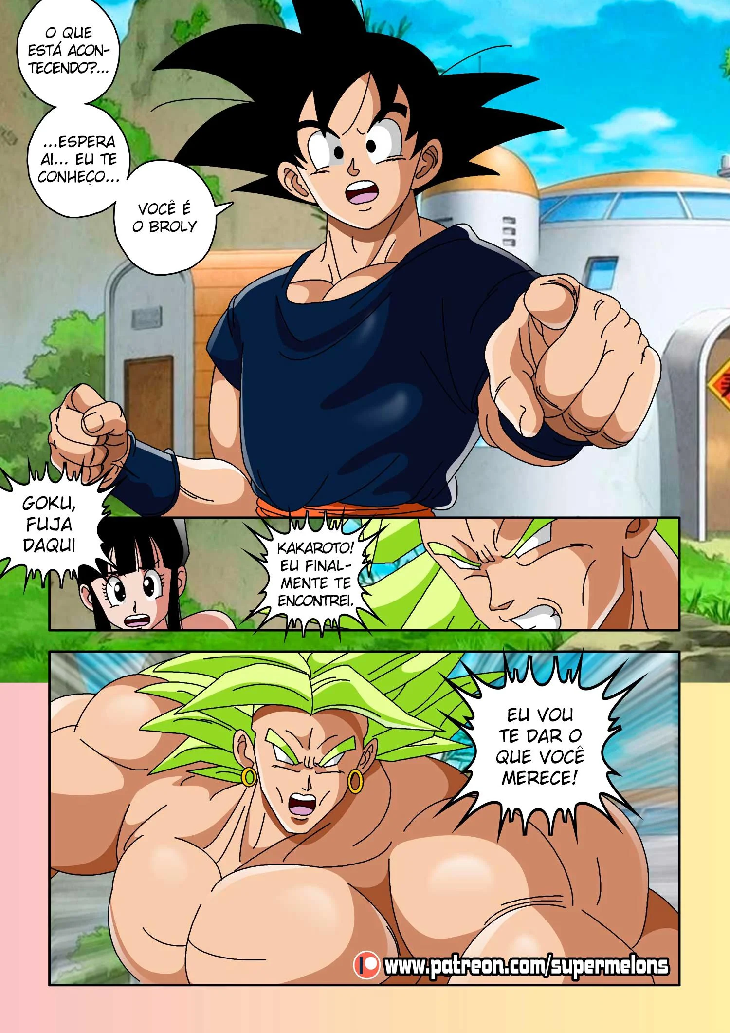 Chi Chi encarando Broly – Chi Chi Hentai – Sem Censura