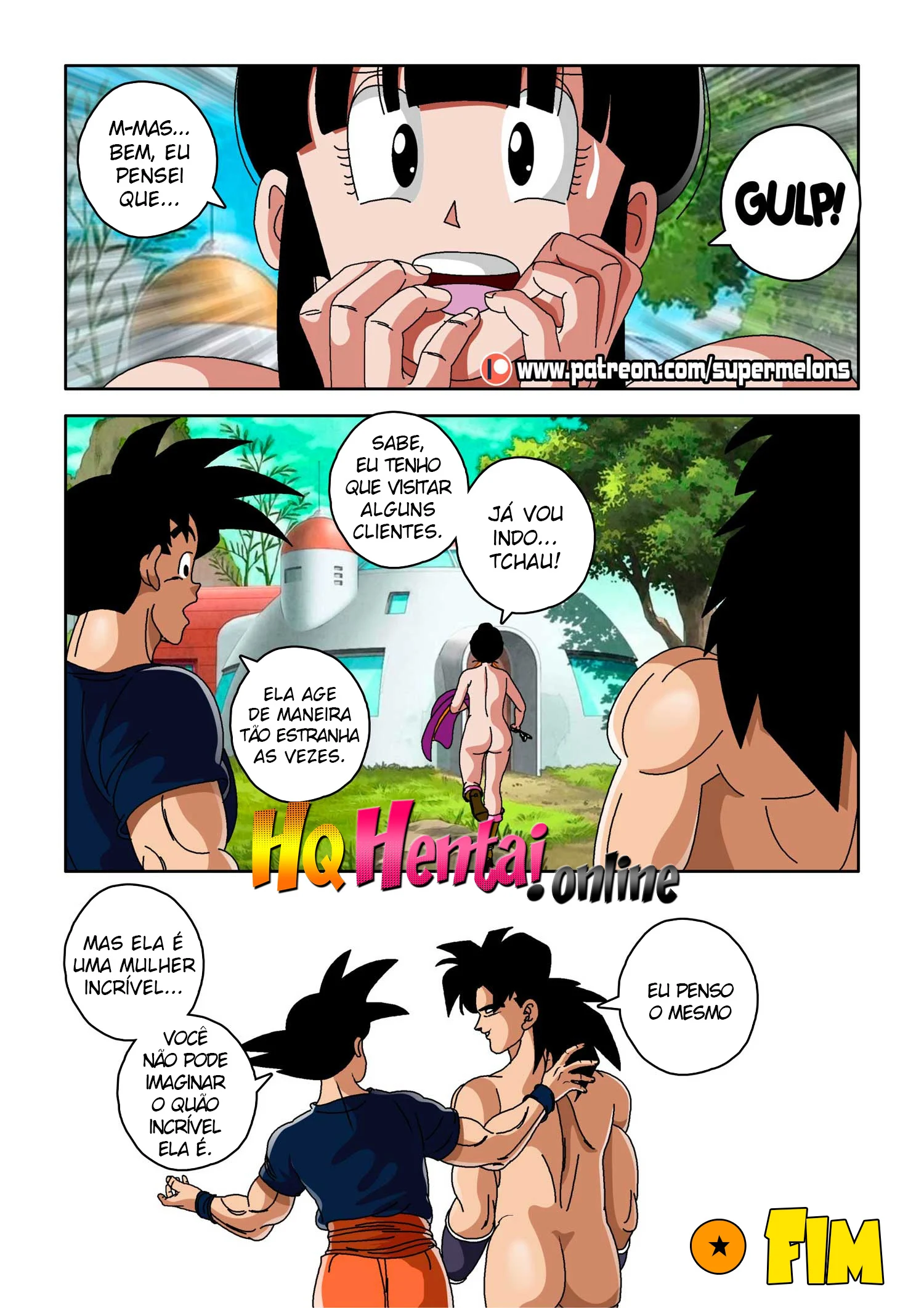 Chi Chi encarando Broly – Chi Chi Hentai – Sem Censura