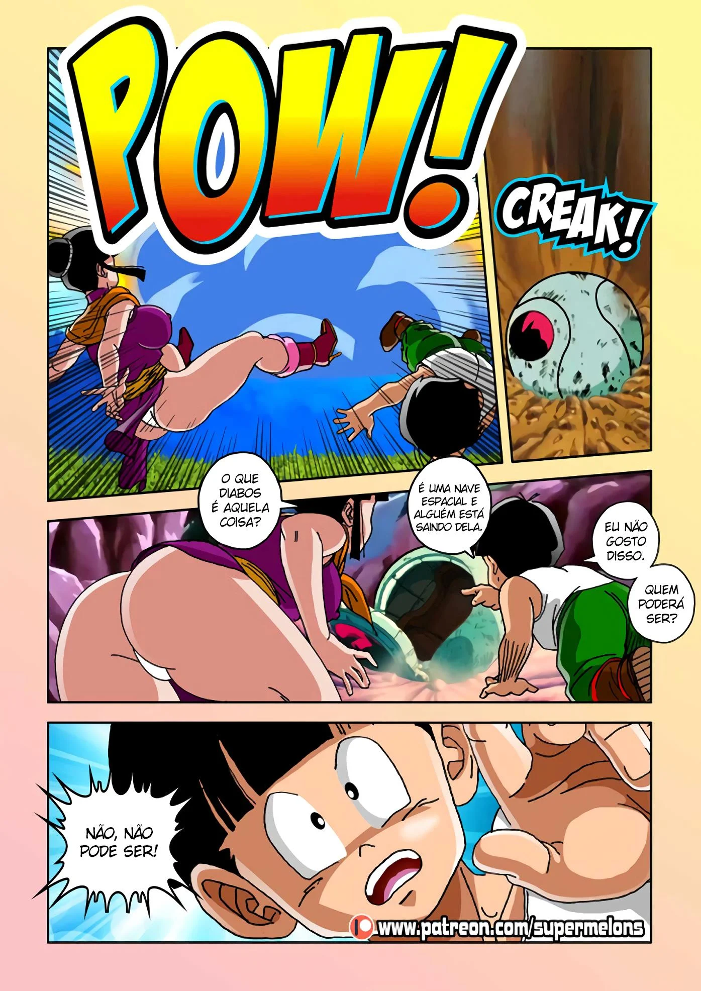 Chi Chi encarando Broly – Chi Chi Hentai – Sem Censura