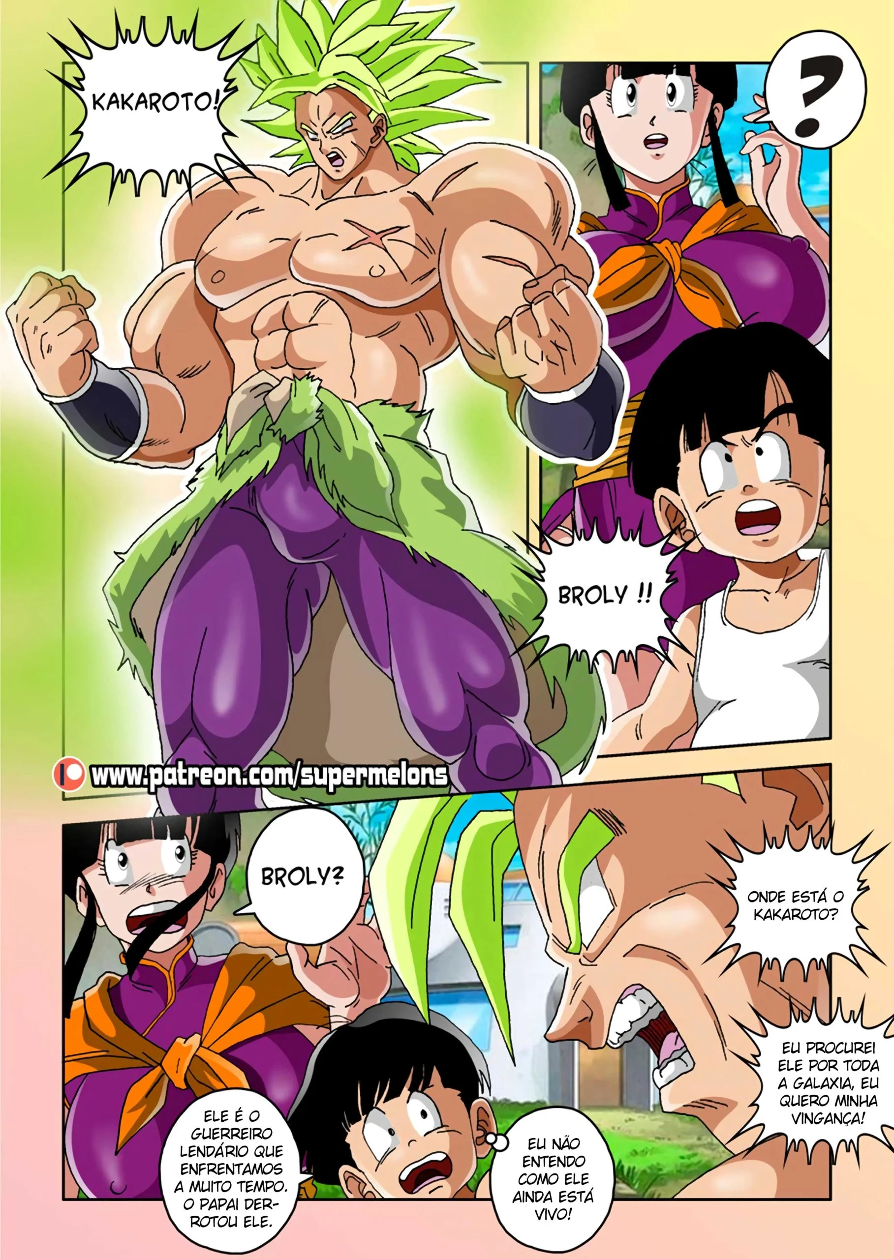 Chi Chi encarando Broly – Chi Chi Hentai – Sem Censura