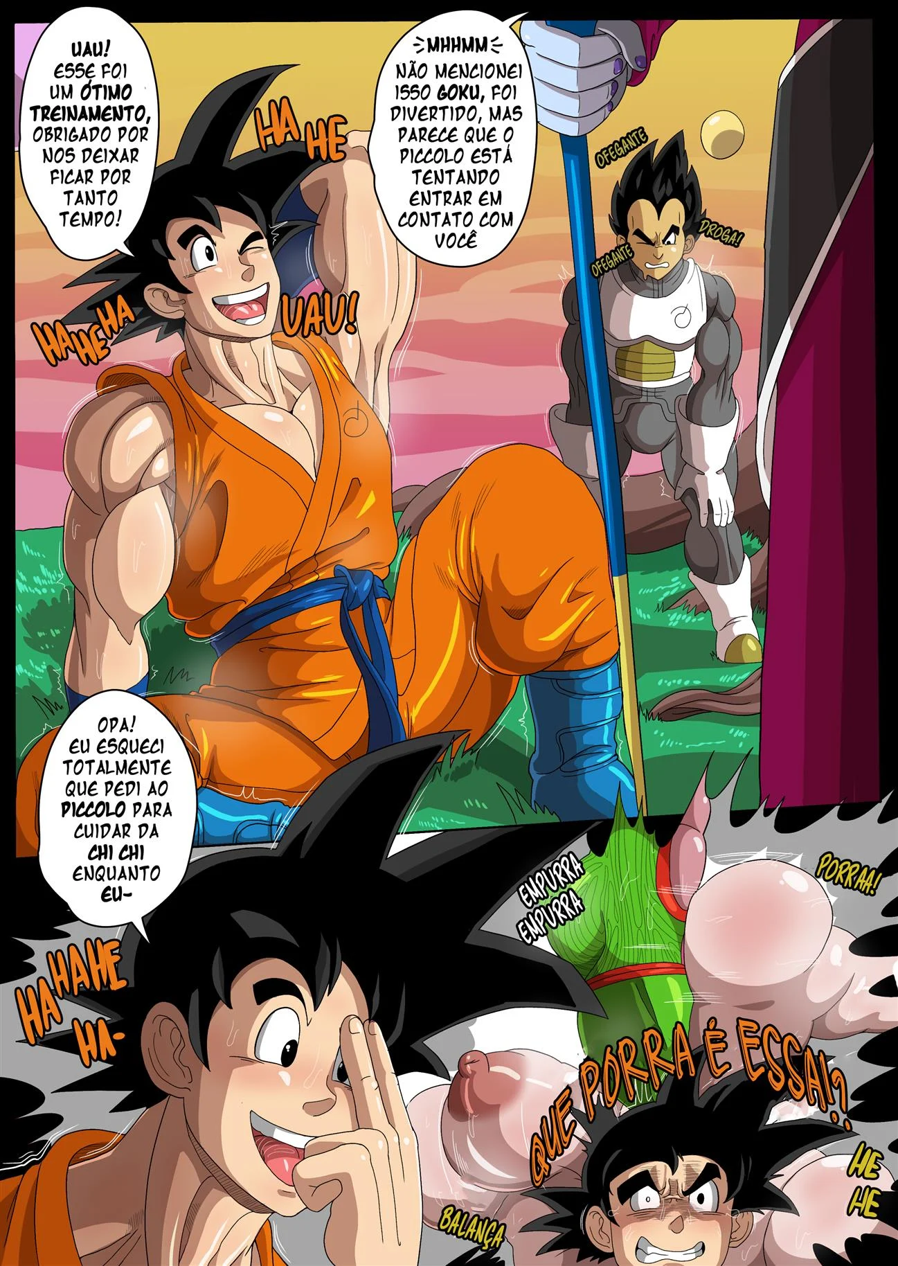 Chi Chi traindo Goku – Dragon Ball Hentai – Sem Censura