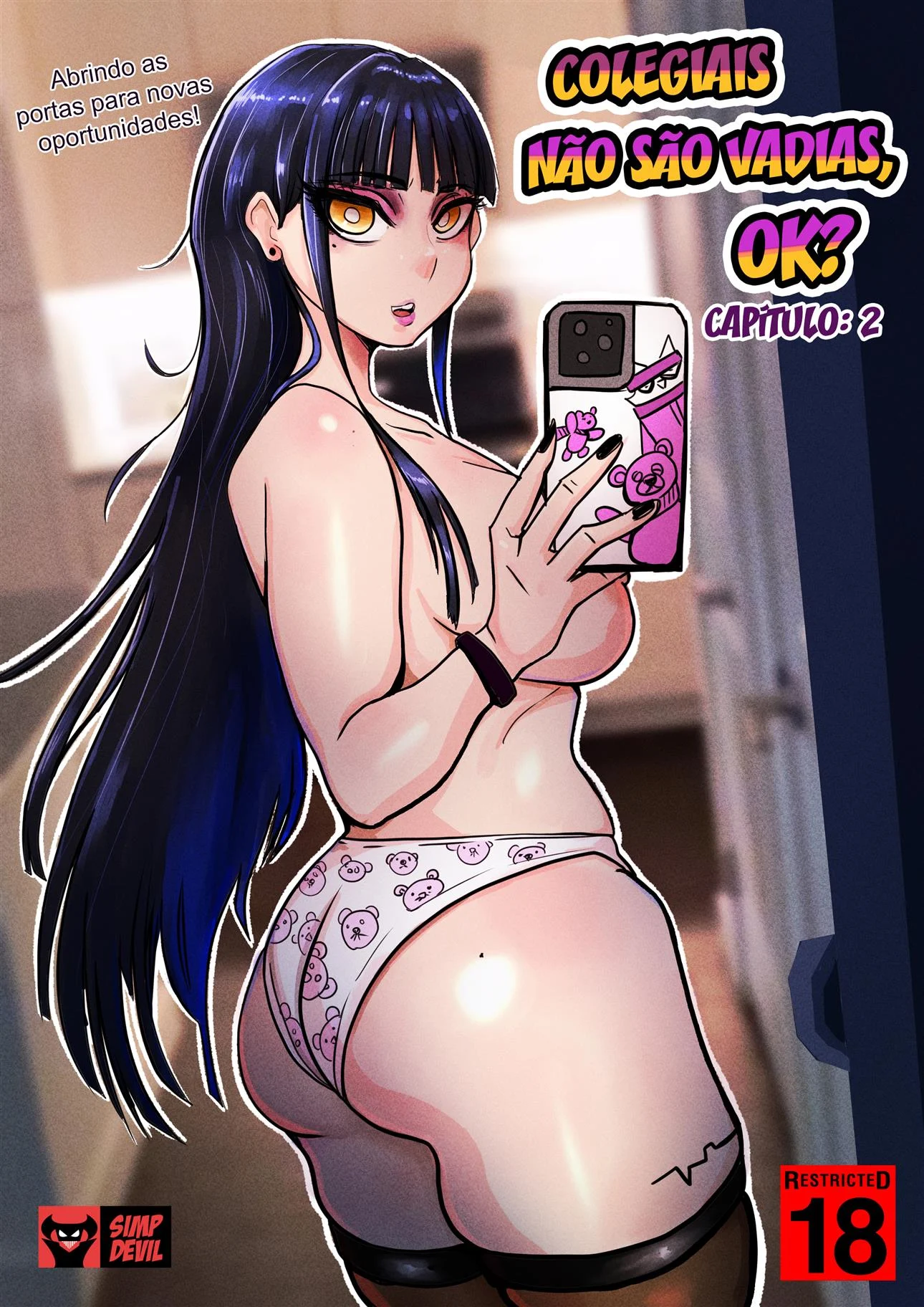 Colegiais não são vadias ok? 2 – Hq de Sexo – Quadrinho Completo