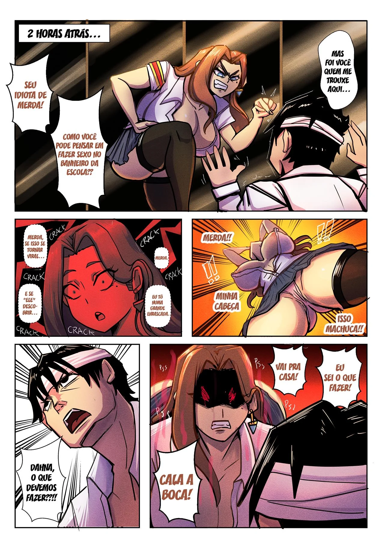 Colegiais não são vadias ok? 2 – Hq de Sexo – Quadrinho Completo