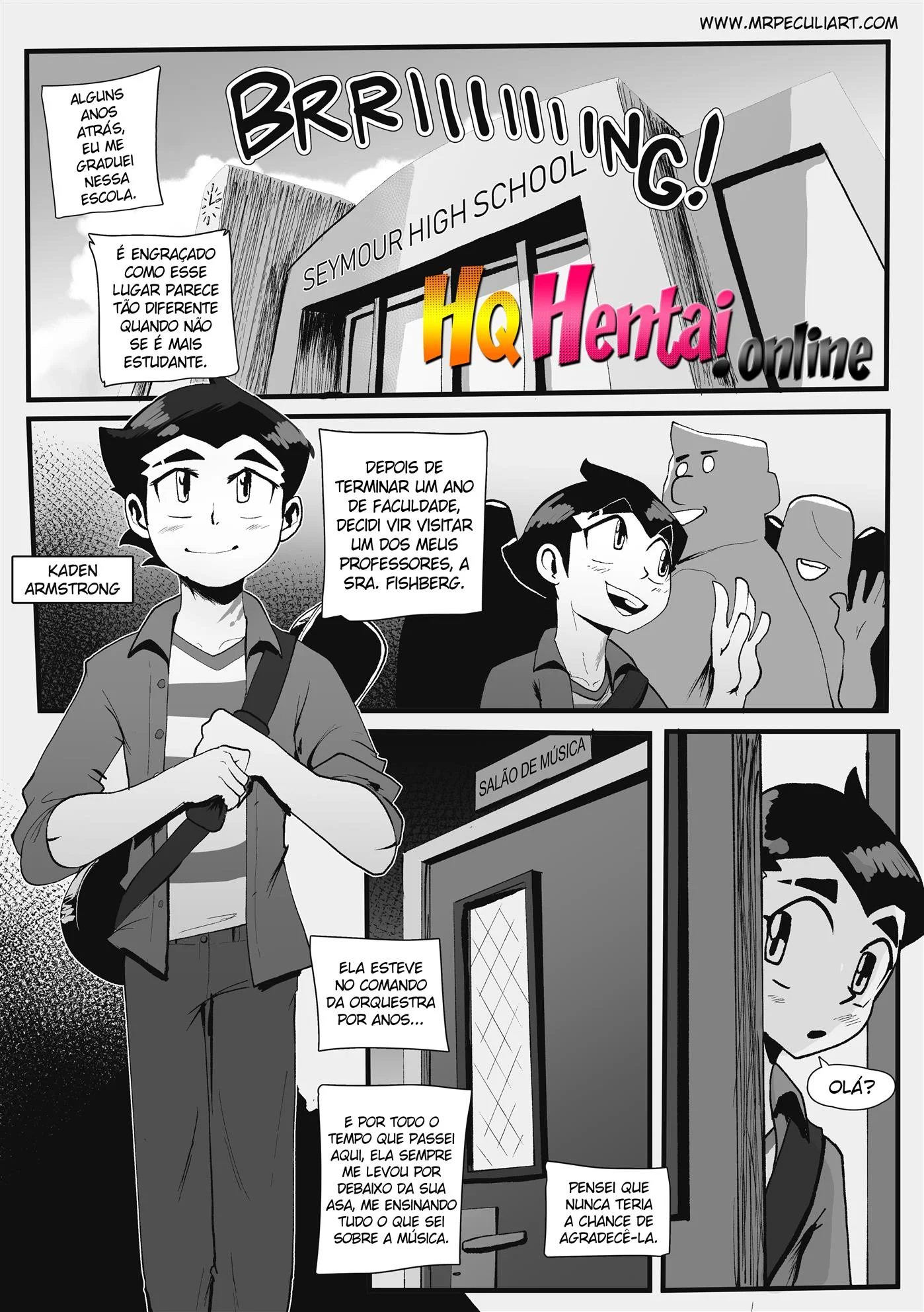 Comendo a Professora Gostosa – Peitões – HQ em Português