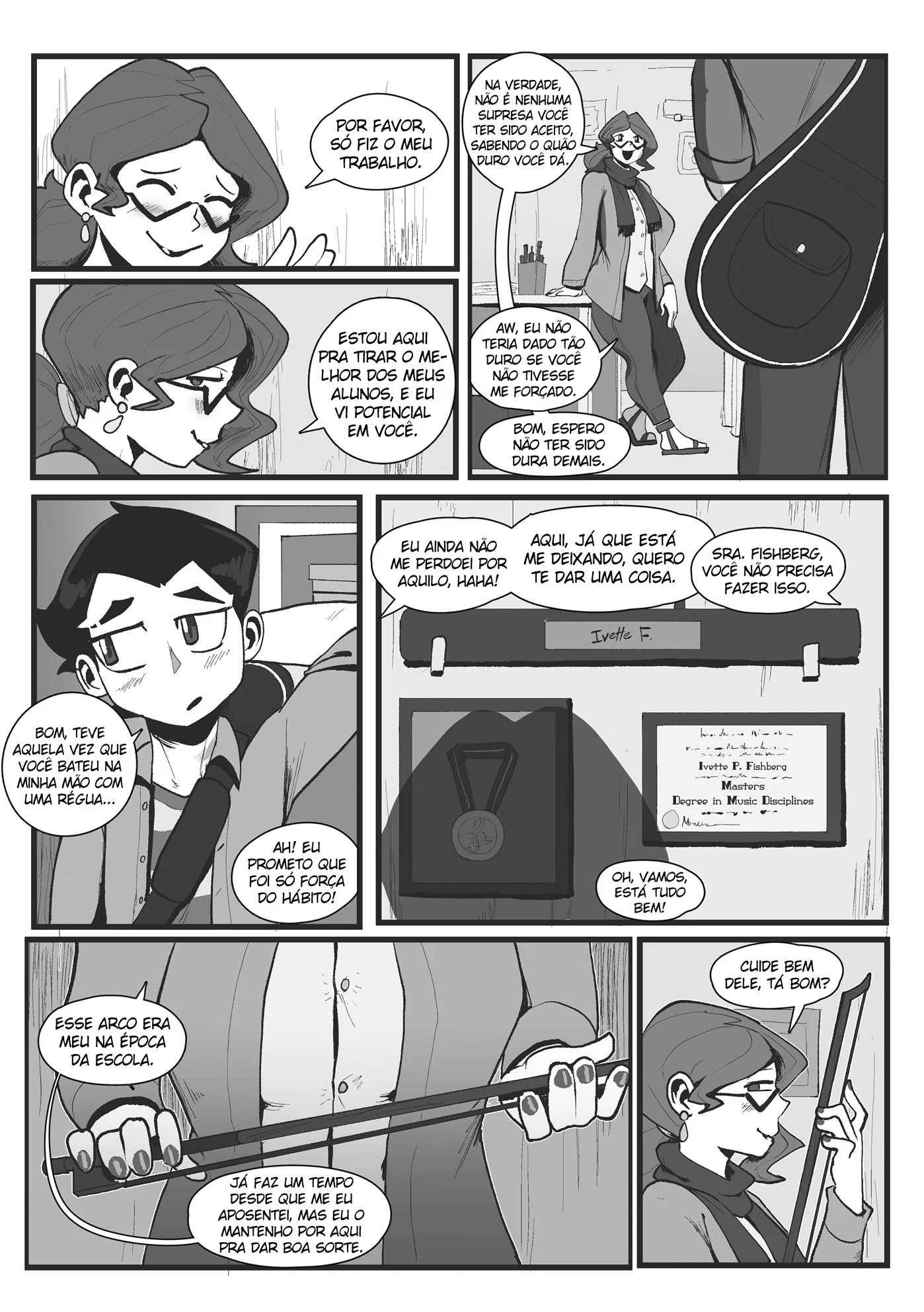 Comendo a Professora Gostosa – Peitões – HQ em Português