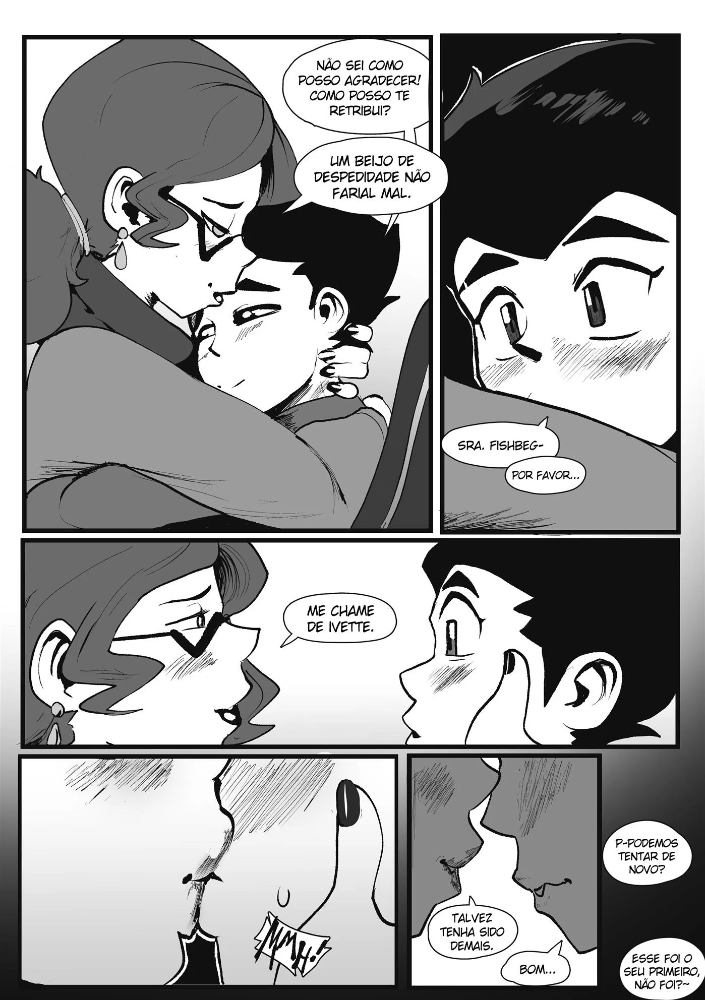 Comendo a Professora Gostosa – Peitões – HQ em Português